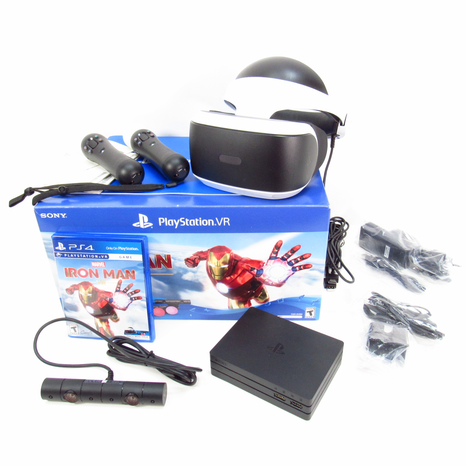 Sony CUHZVR2 PlayStation VR Virtual Reality Headset IronMan Game Bundle