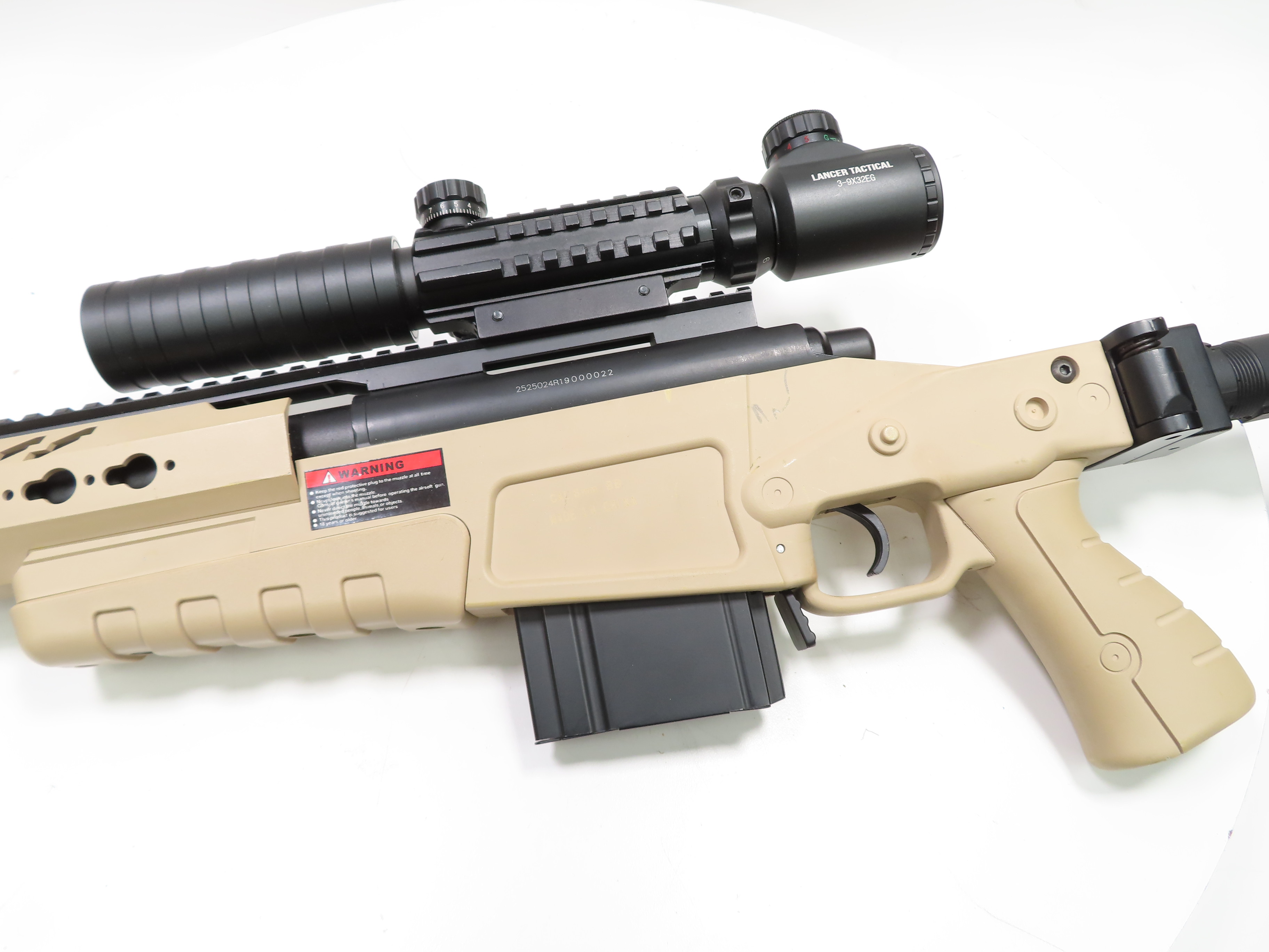 Well MB4411B BoltAction Airsoft Sniper Rifle Beige