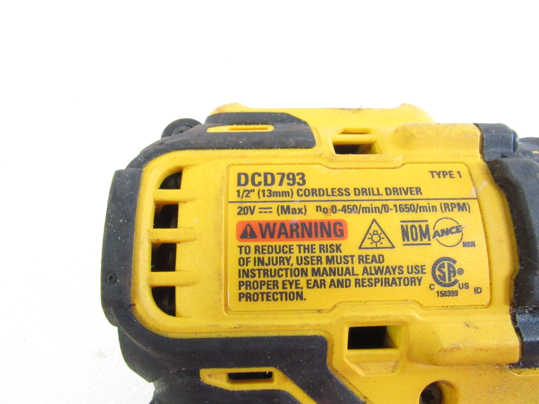 DeWalt DCD793 20V MAX Brushless Cordless 1/2 in. Drill/Driver