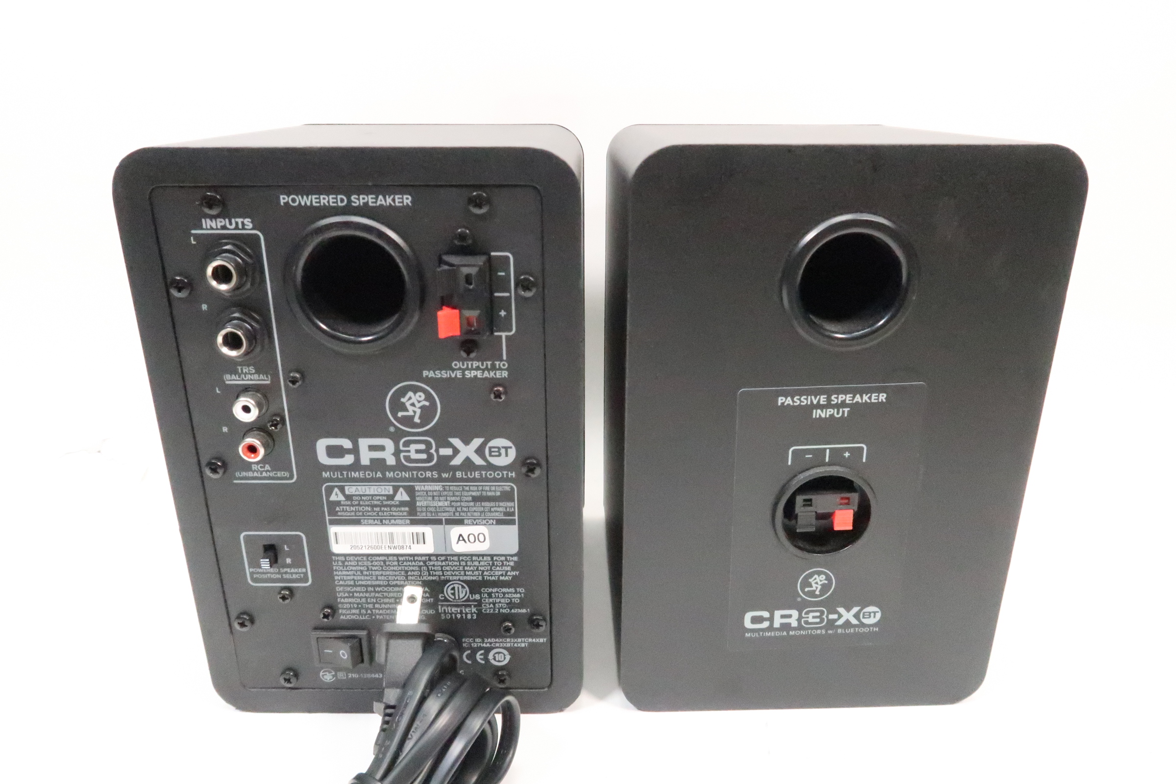 Mackie CR3XBT Creative Reference Series 3" Multimedia Monitors Pair