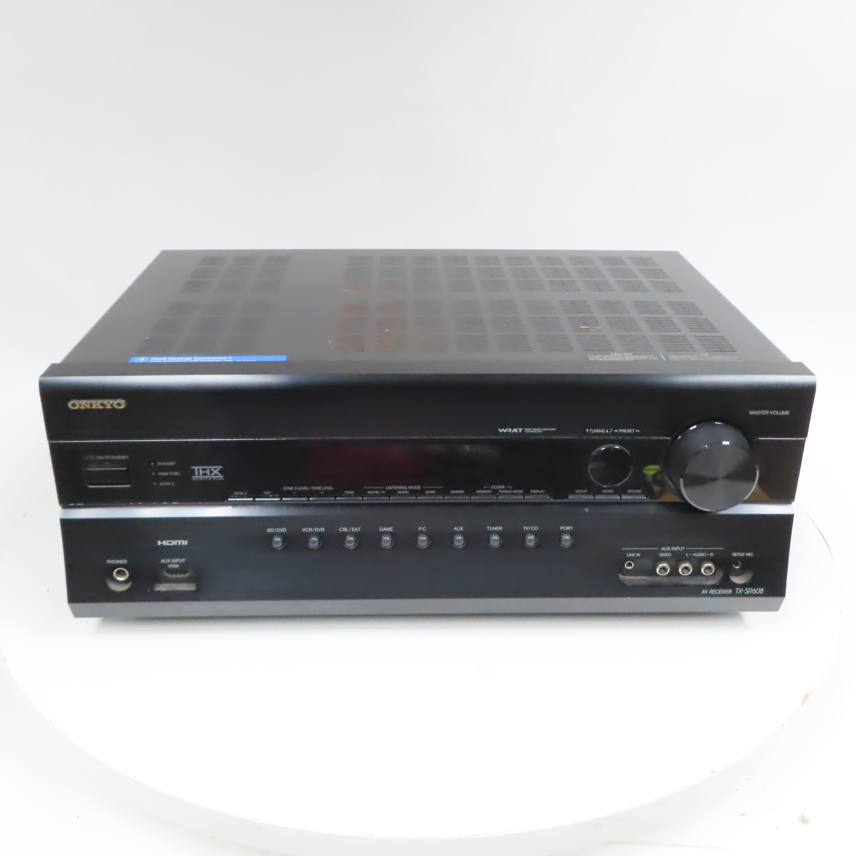 アンプ Onkyo TX-SA608 Onkyo TX-SR608 7.2-Channel Home Theater A/V Stereo Receiver