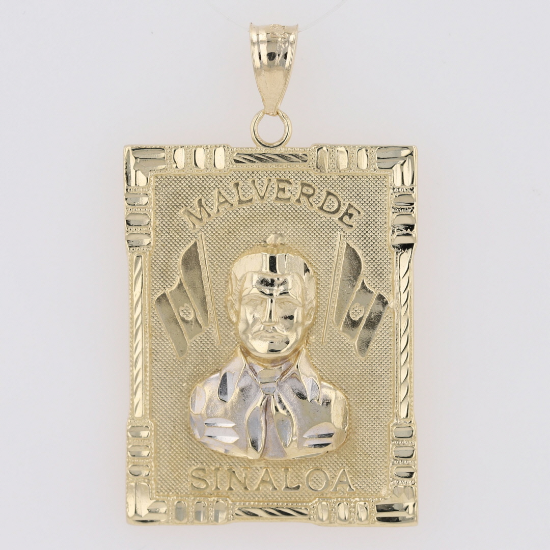 Malverde gold pendant hotsell