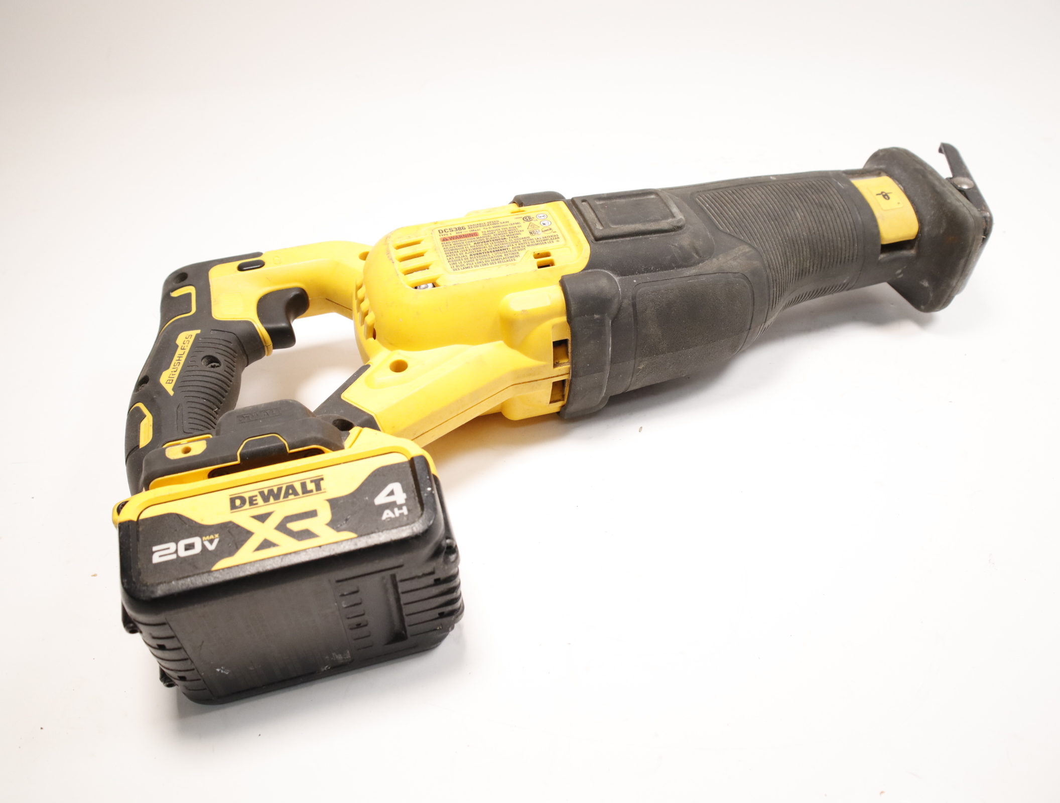 DeWalt DCS386 20V Cordless Reciprocating Saw Tool/Battery Only