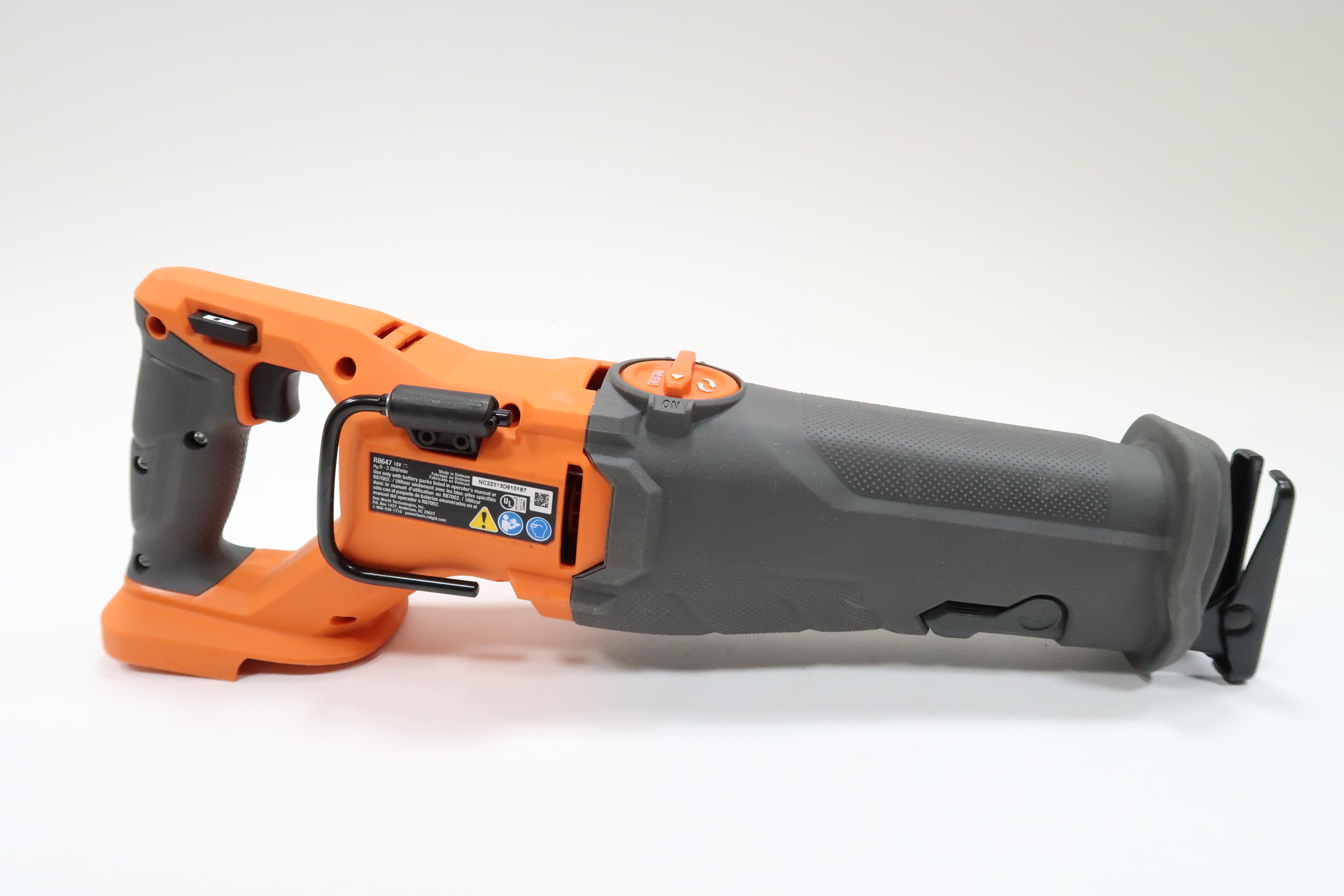 Ridgid R8647 18V Brushless Cordless Reciprocating Saw 5252