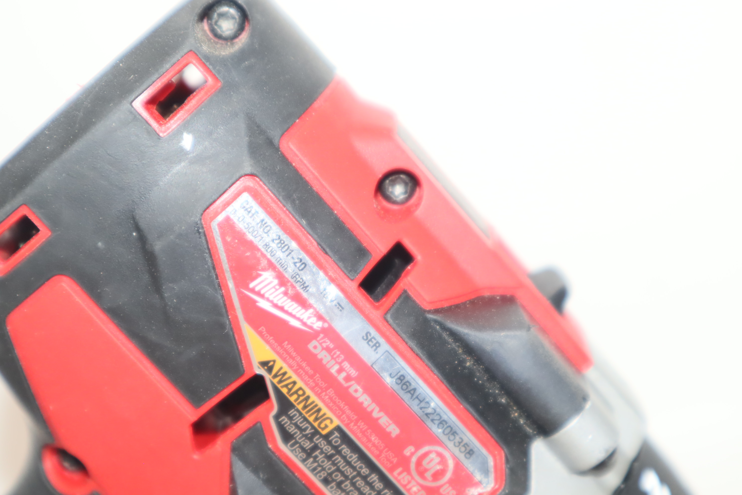 Milwaukee 280120 M18 Compact Brushless 1/2" Drill Driver 5358