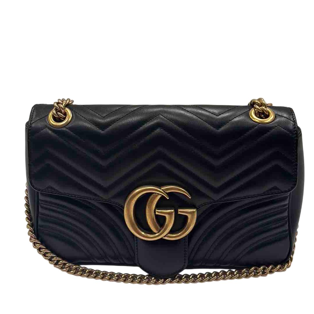 Gucci ブラック ショルダーバッグ GUCCI ショルダーバッグ ブラック