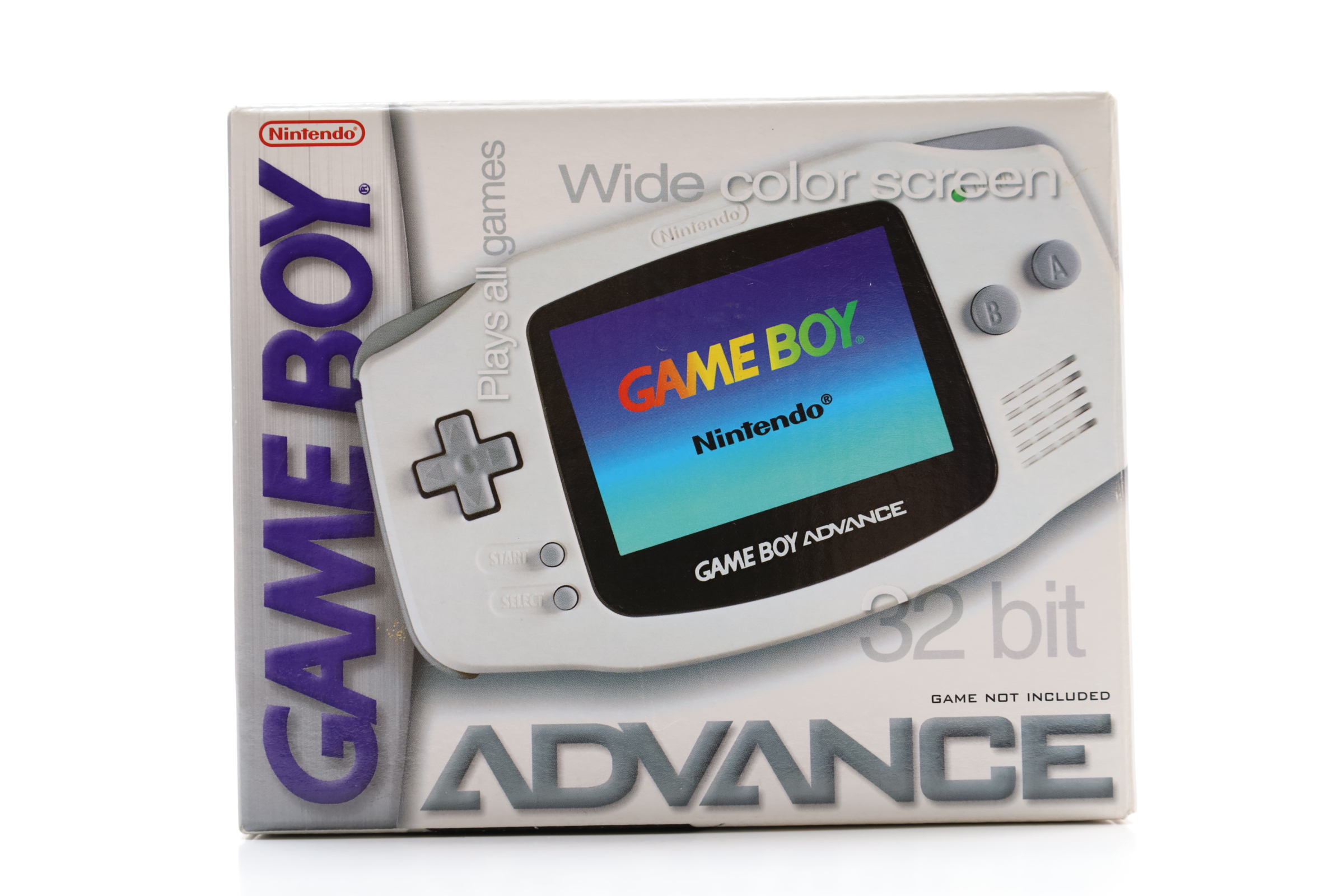 Nintendo Game Boy Advance AGB-001 CIB Portable Game System - White (7039)