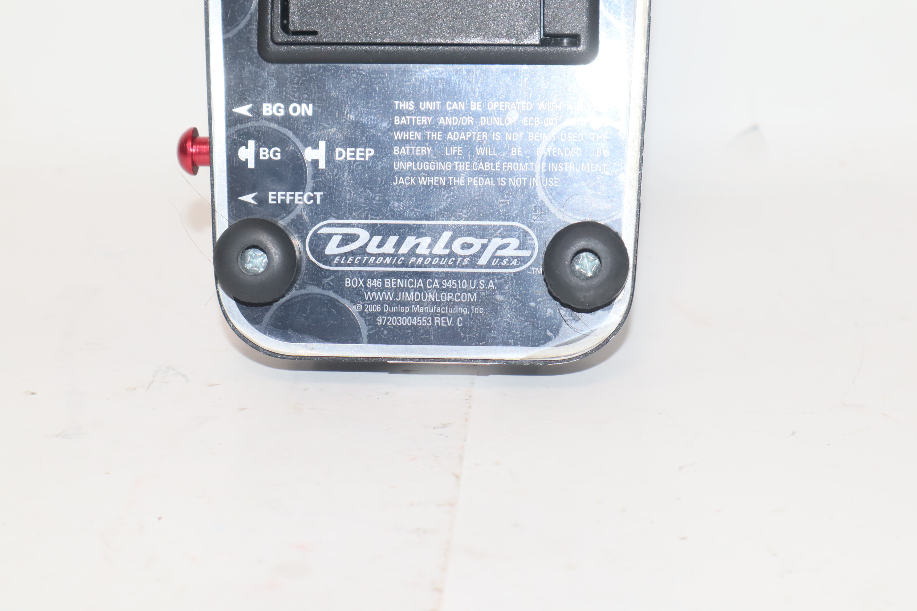 Dunlop BG-95 Buddy Guy Signature Cry Baby Wah Guitar Effects Pedal