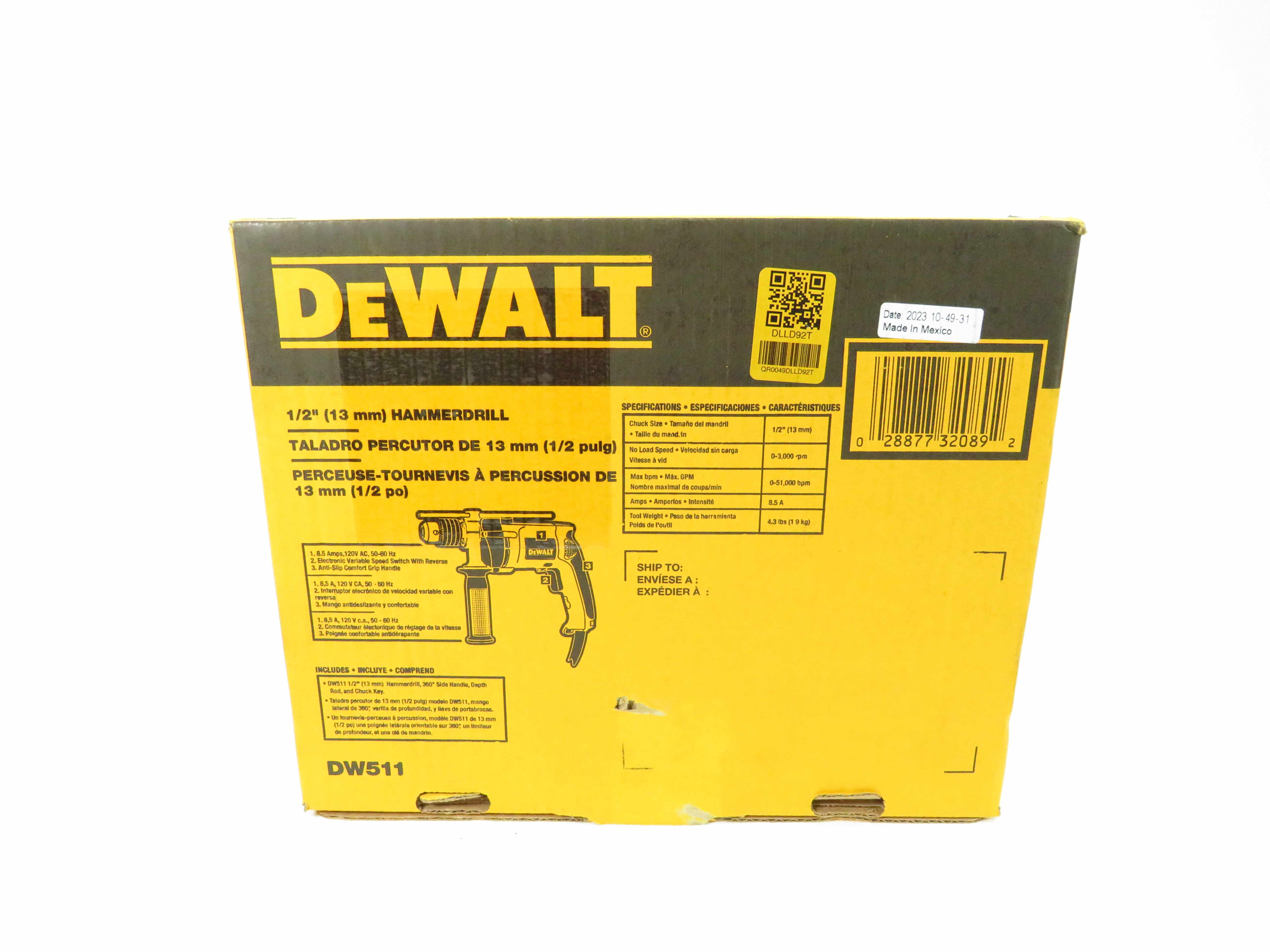 DeWalt DW511 1/2
