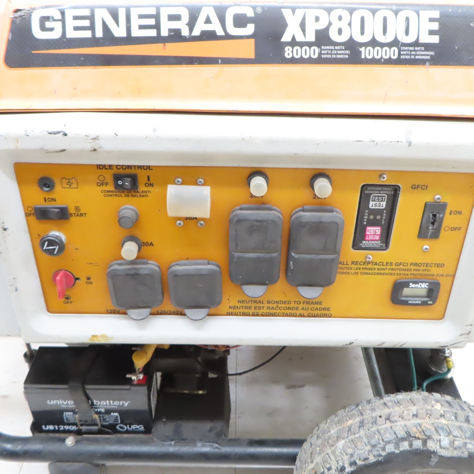 Generac XP8000E XP 8000W Portable GasPowered Generator (Local PickUp