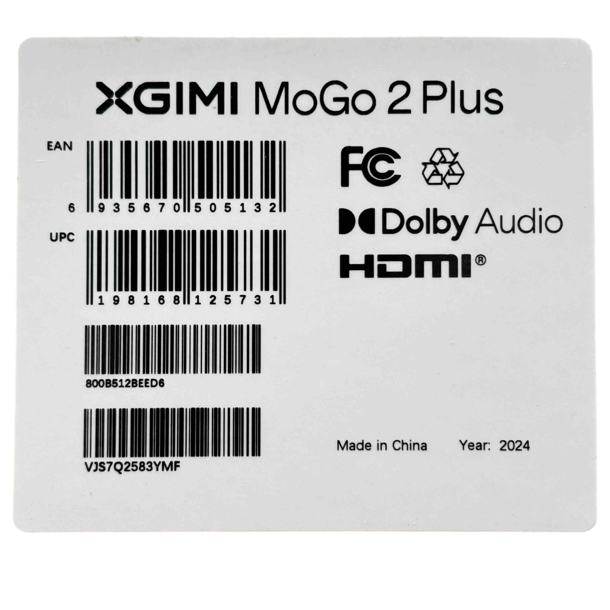 XGIMI MoGo 2 Plus 400 ISO Lumens Portable Smart Projector