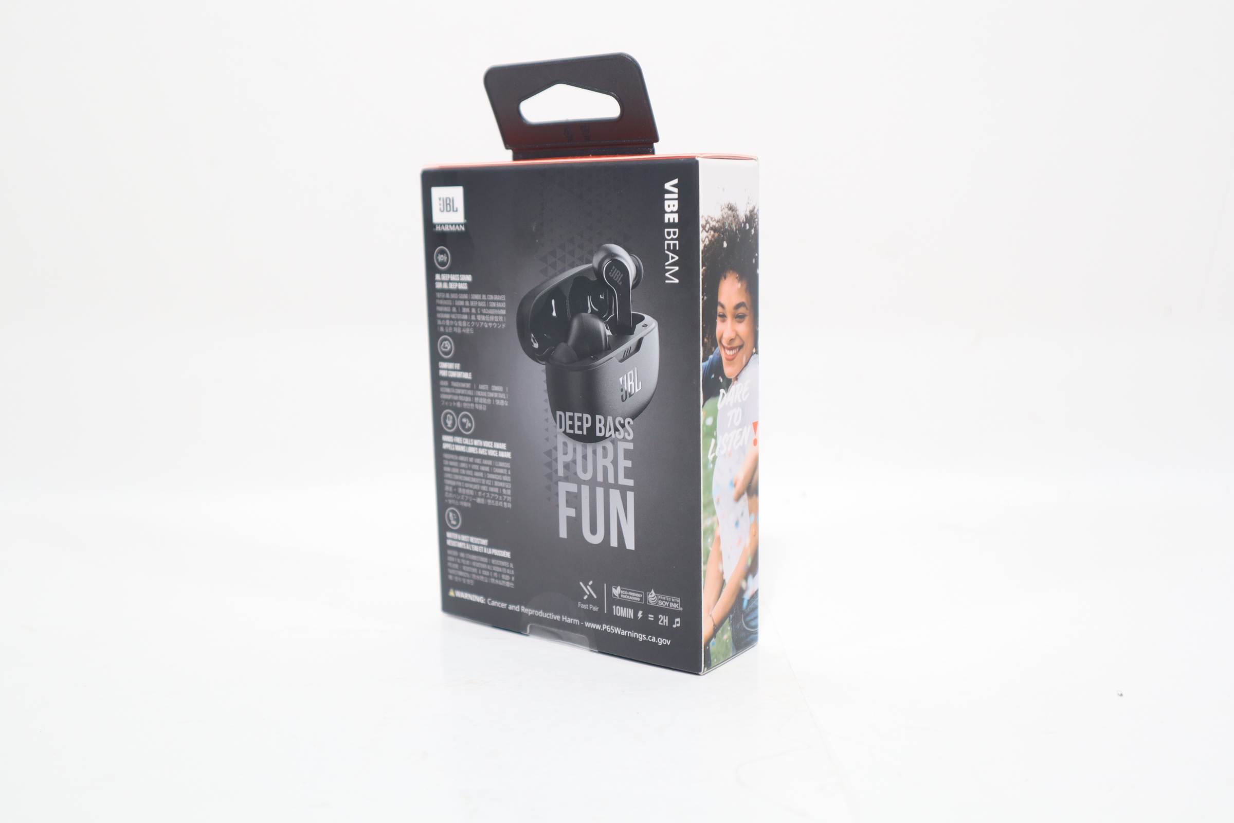 JBL Vibe Beam JBLVBEAMBLKAM Black In-Ear Smart Ambient