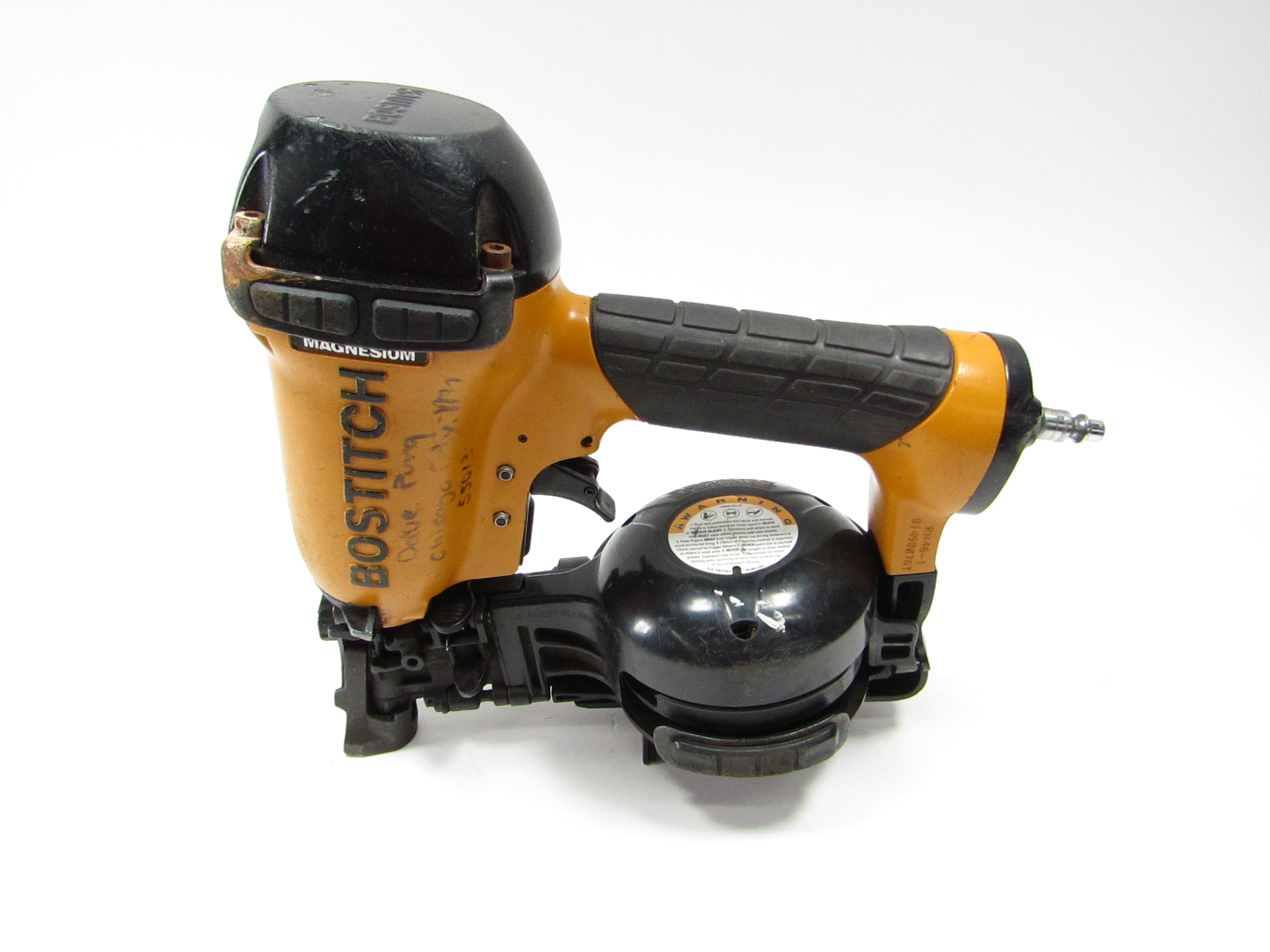 BOSTITCH RN46-1 15-Degree Aluminum Housing Pneumatic Coil Roofing Nailer