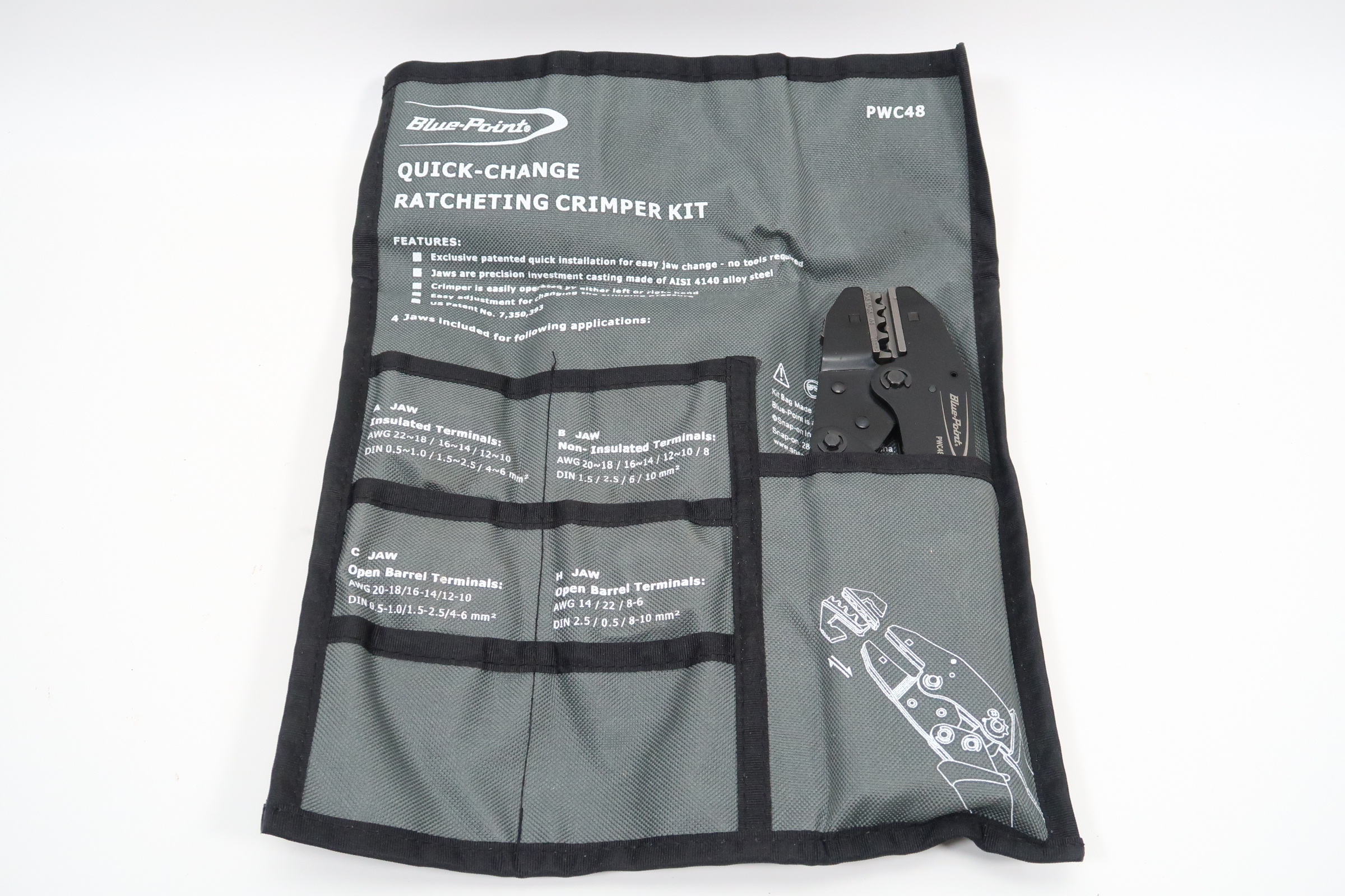 Blue Point PWC48 Ratcheting Crimper Kit