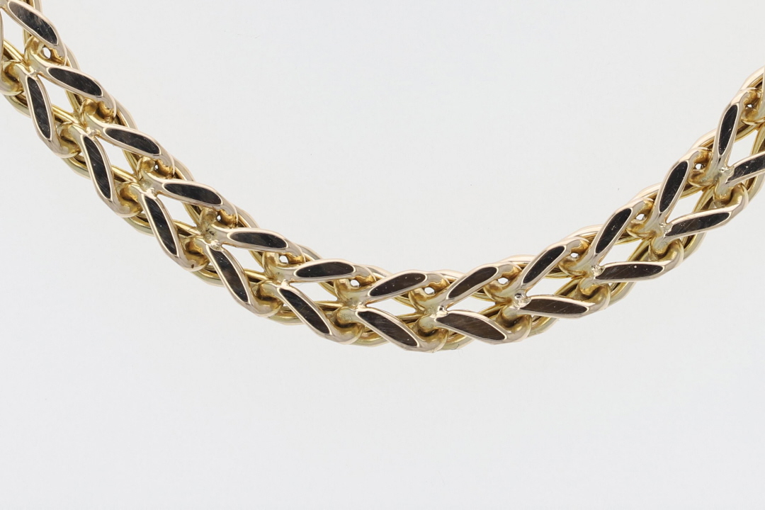 3.6mm Foxtail Link Chain 20" Necklace 10k Yellow Gold 8.08 Grams