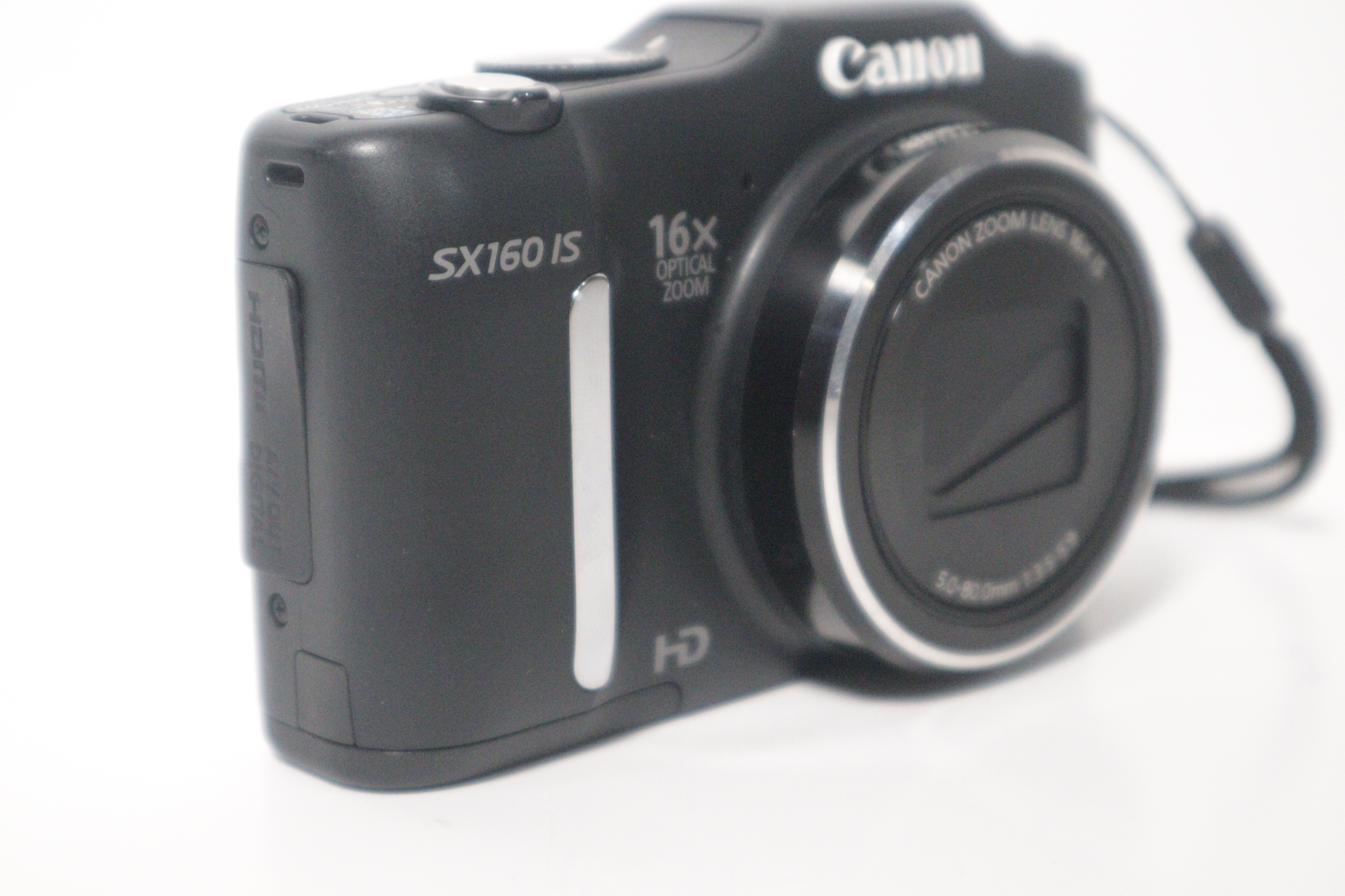 Canon SX160 IS Black Battery Powered 16.0 MP Digital Camera 1816
