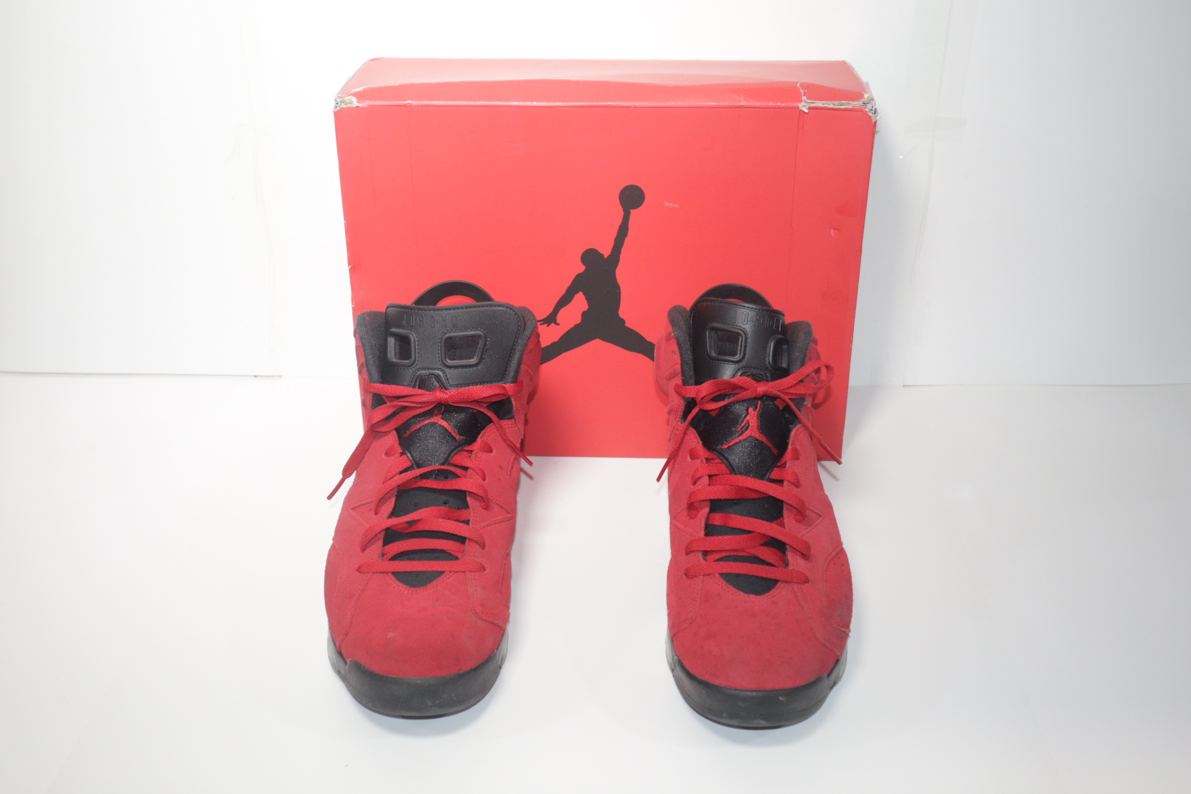 Nike AIR JORDAN 6 RETRO CT8529-600 Varsity Red/Black Toro Bravo Men's Shoes  SZ14