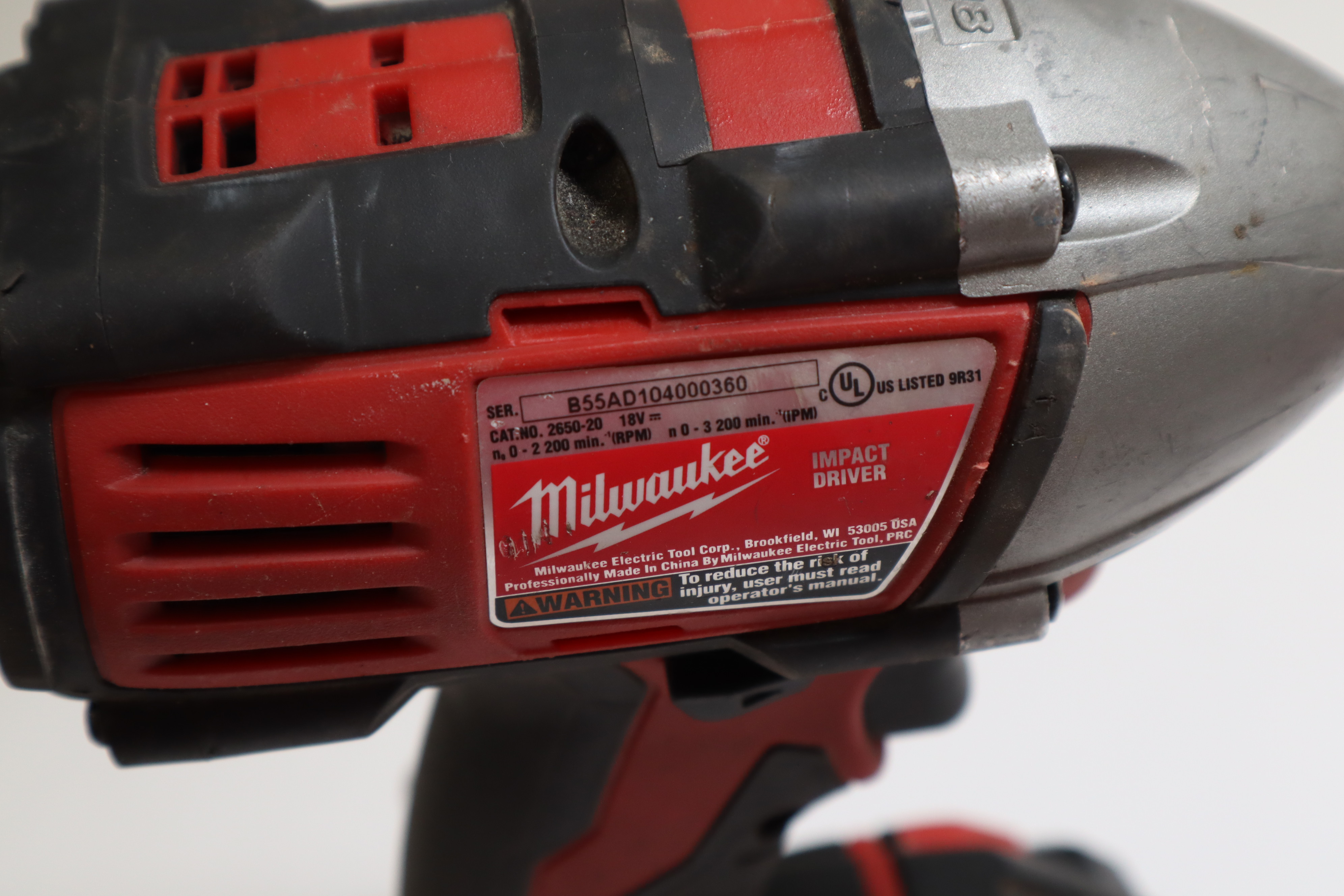 Milwaukee 265020 18V LithiumIon Brushless Cordless 1/4 in. Impact Driver