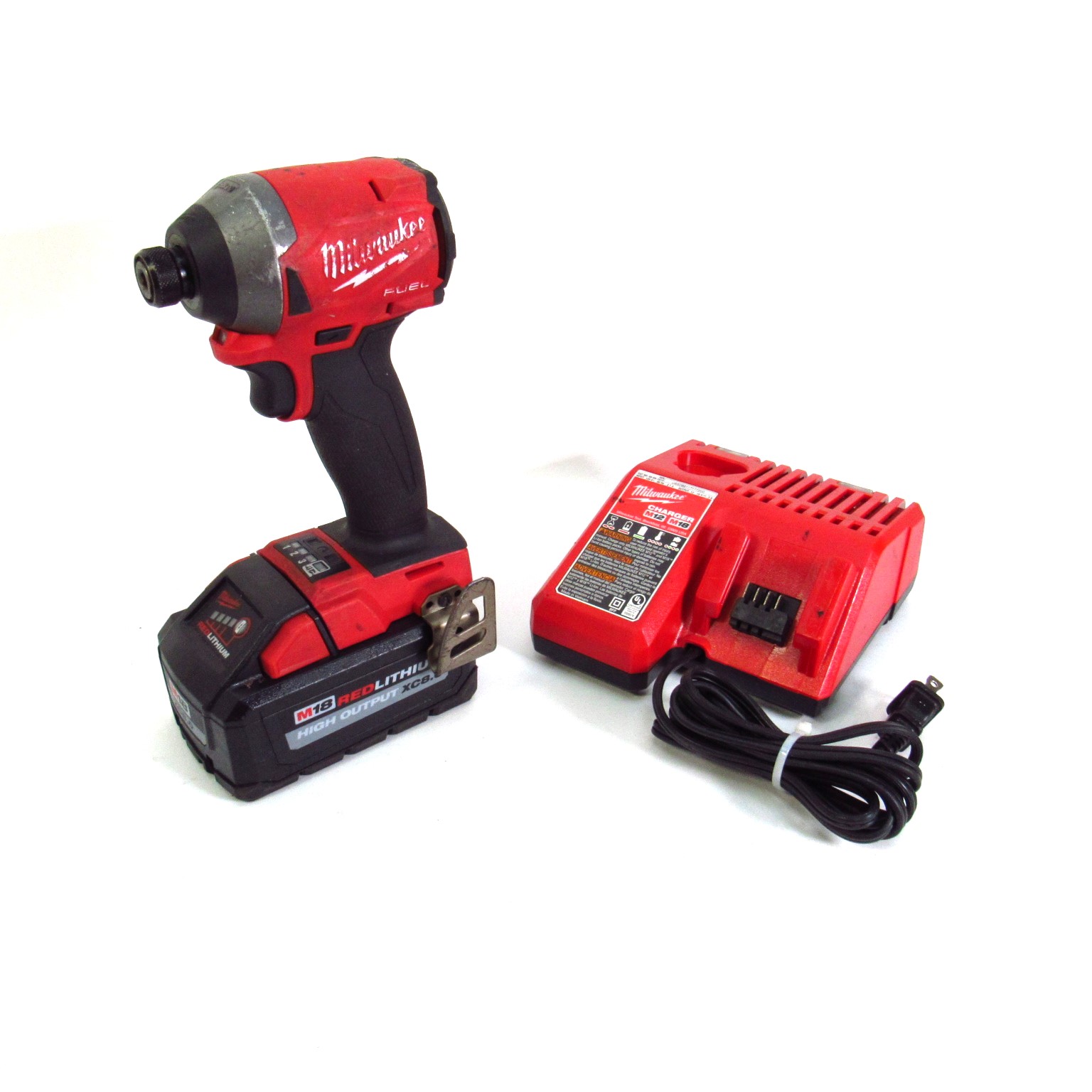 Milwaukee 2853 20 M18 18V FUEL Li ion 1 4 Hex Impact Driver Kit