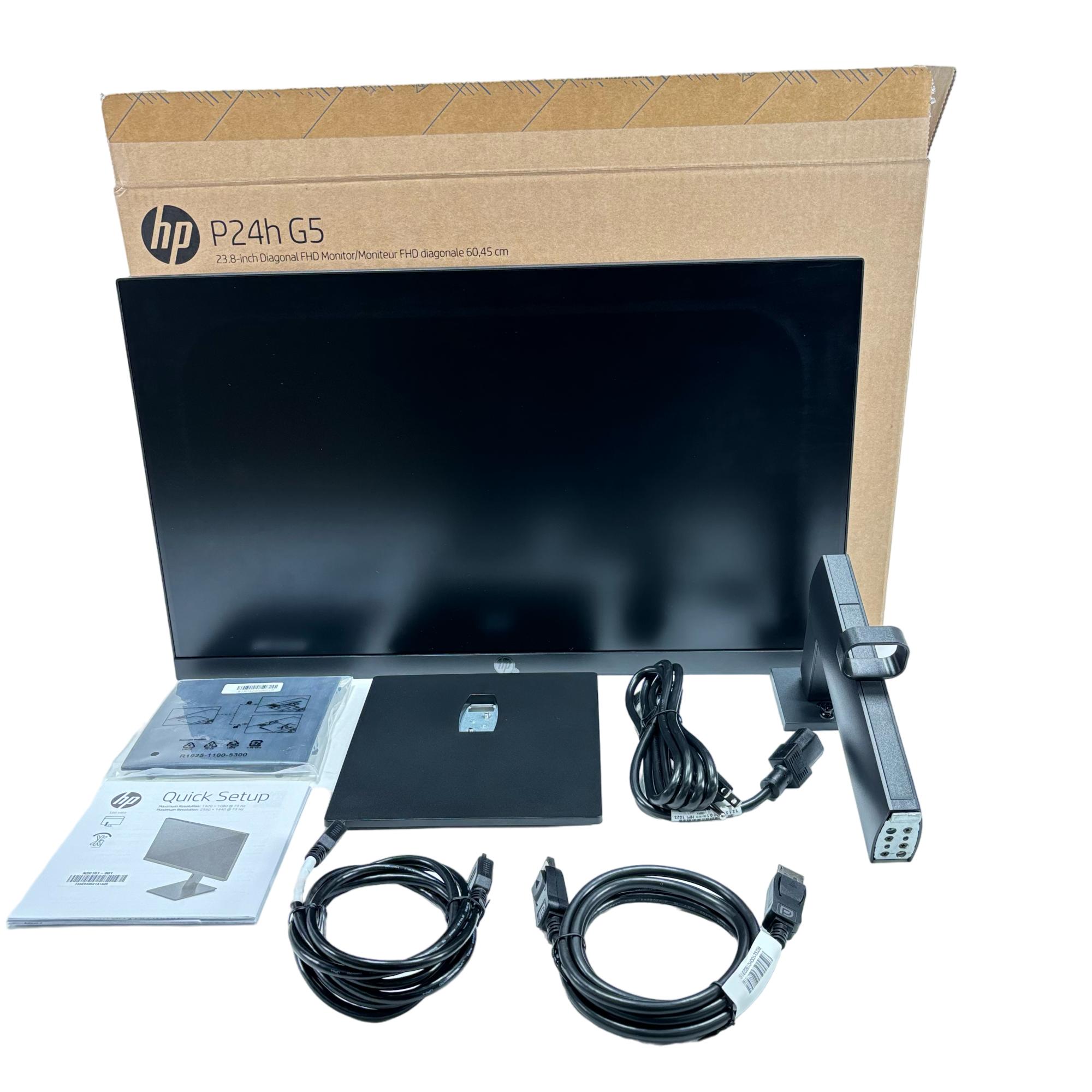 HP P24 G5 FHD monitor 2枚とアームセット