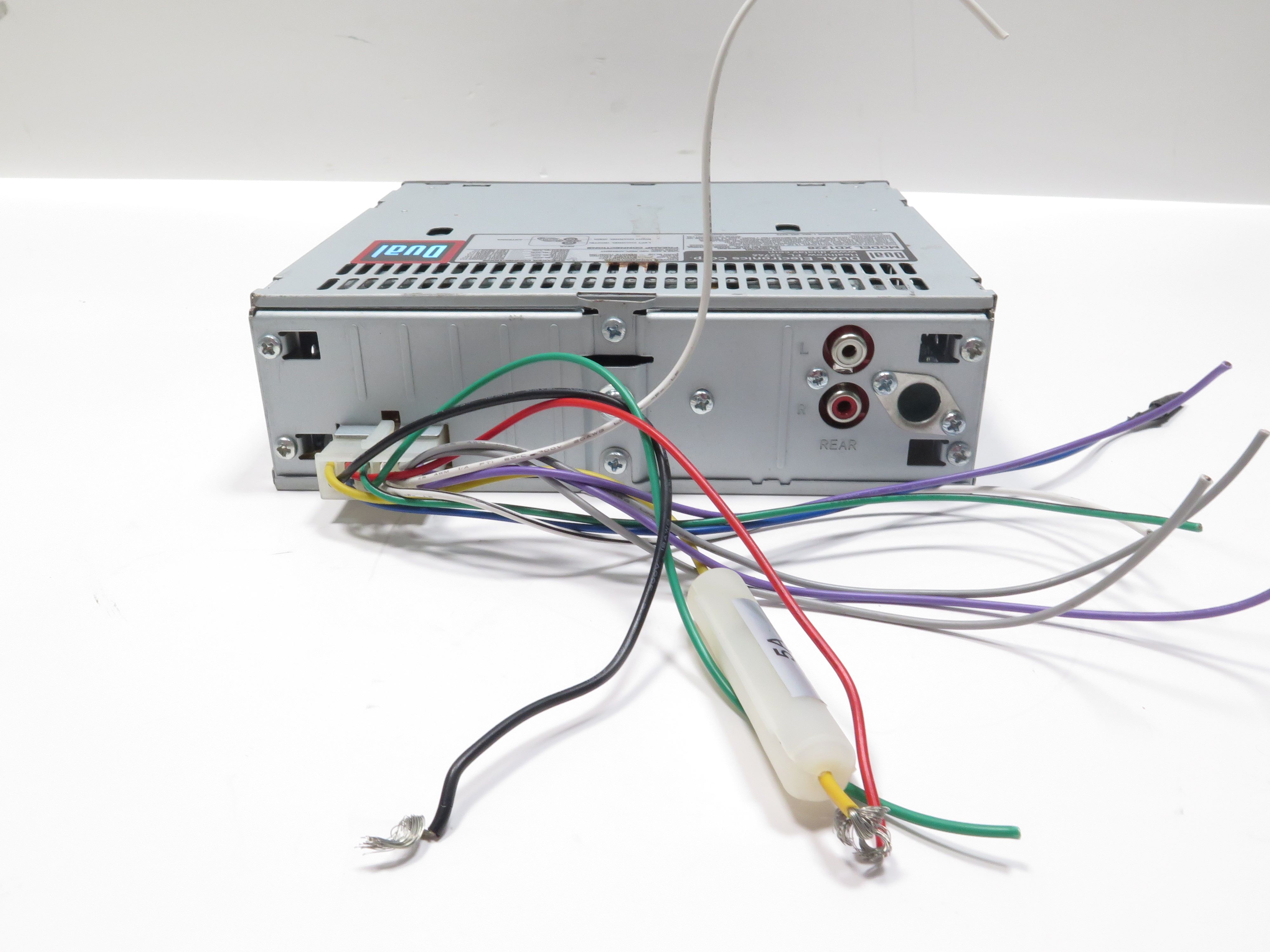 Dual XD1228 In-Dash Single DIN AM/FM/CD Car Stereo Receiver 7851 Dual XD1228 In-Dash Single DIN AM/FM/CD Car Stereo Receiver 7851