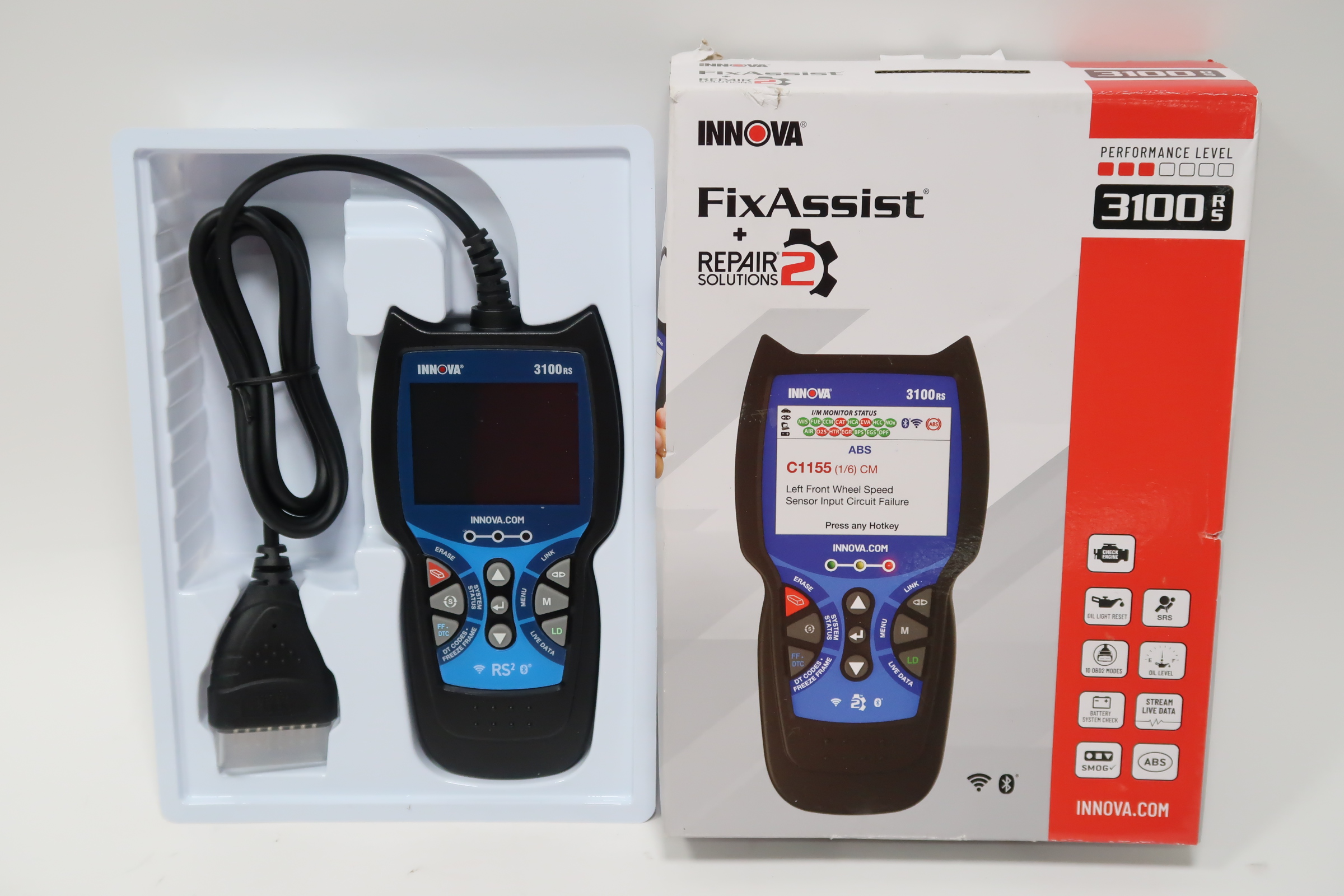 Innova 3100RS FixAssist OBD2 Scan Tool