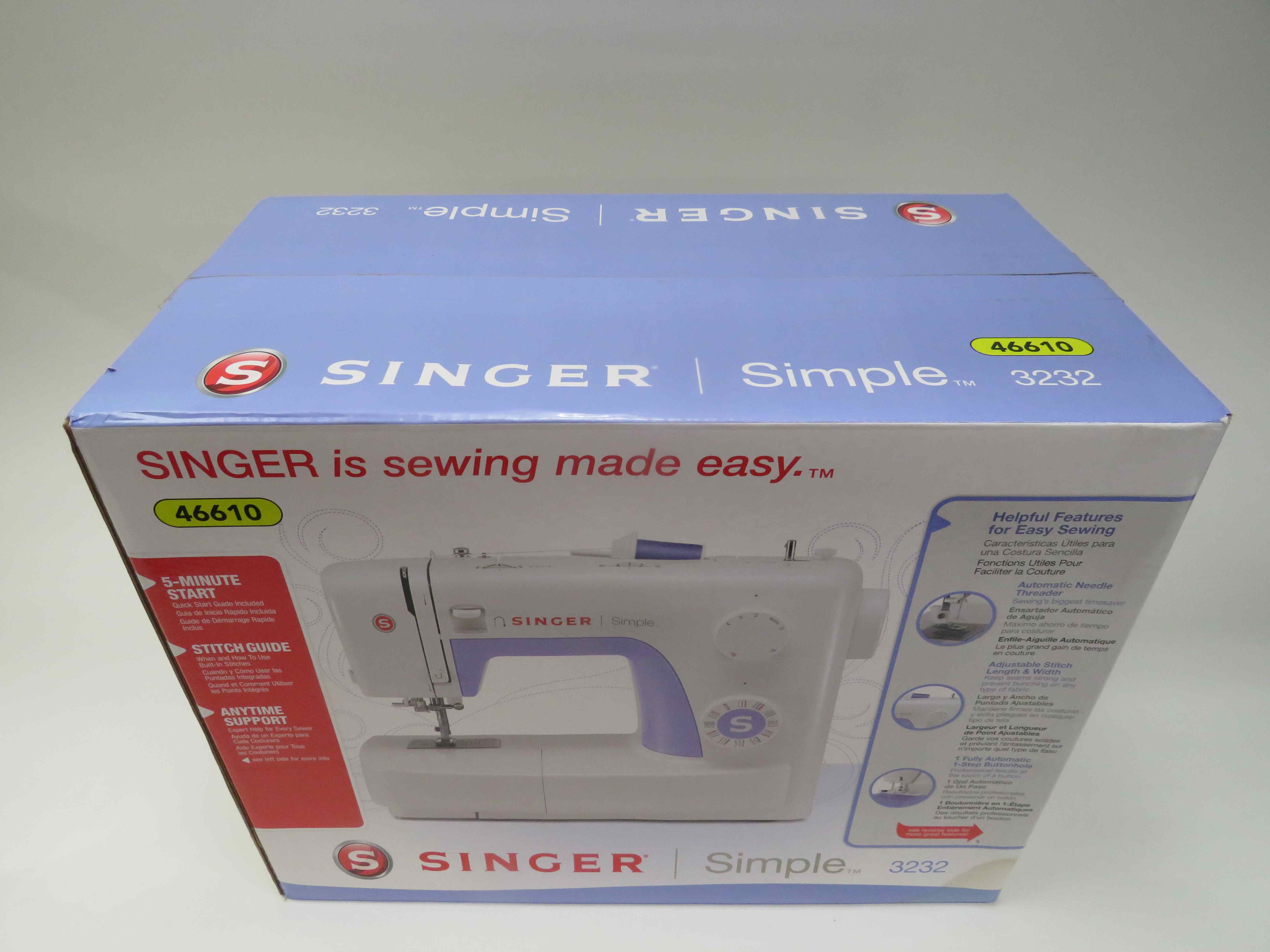Singer Simple 3232 Sewing Machine 46610