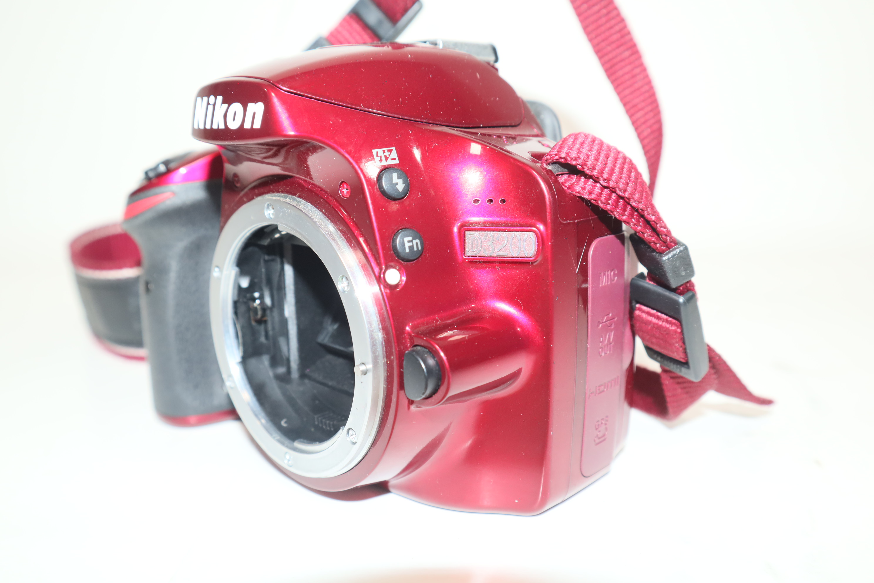 Nikon Camera Red Colour