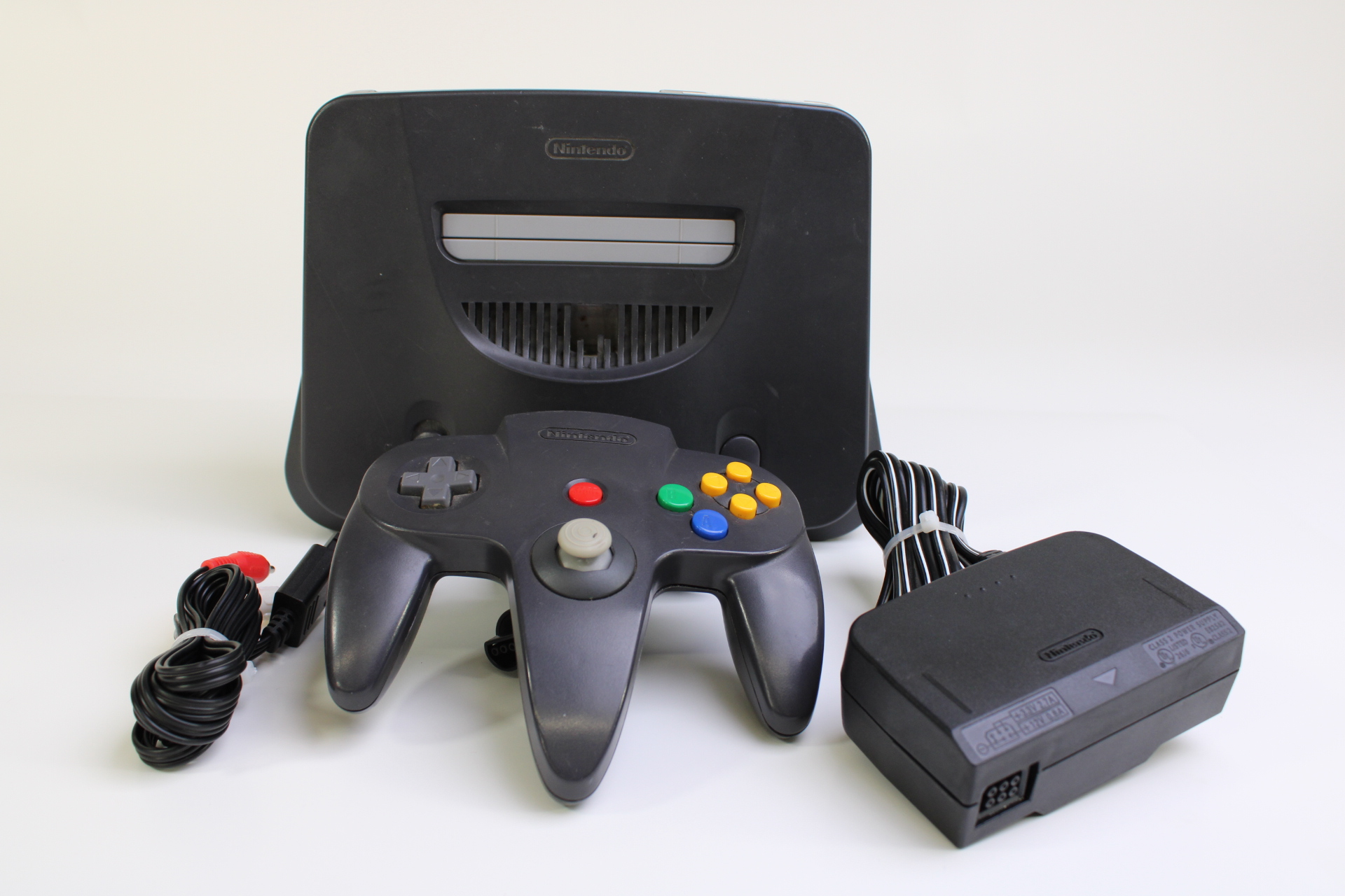 Nintendo 64 NUS-001 64 Bit Black Body Home Video Game Console - 8001