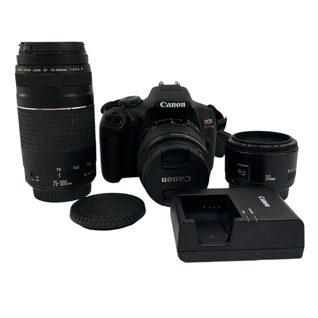 Canon EOS Rebel T7 1080p Display Digital SLR Camera/Lenses