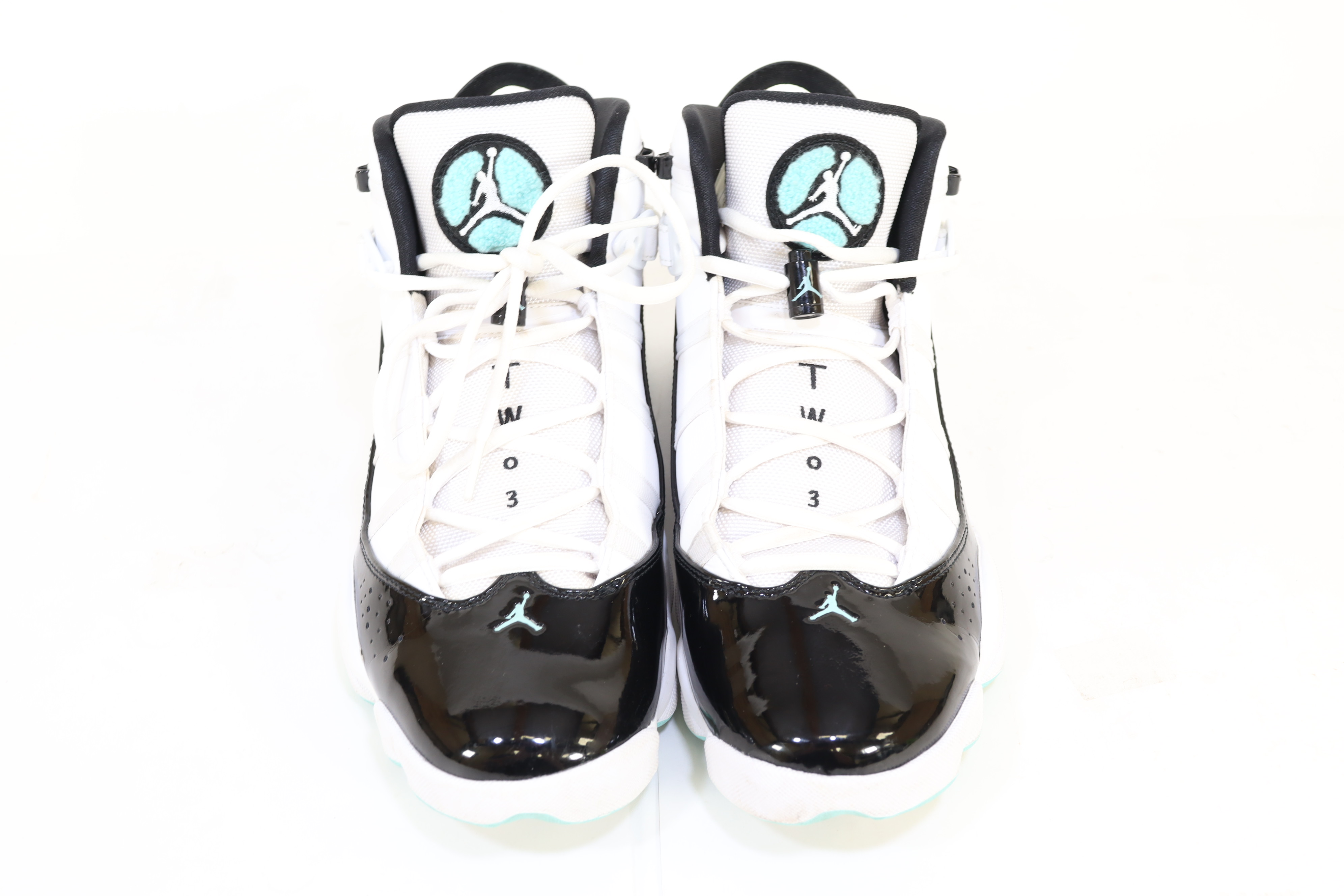 Nike Air Jordan 6 Rings 322992-115 White Tropical Twist Athletic Shoes 12 Jordan 6 Rings Tropical Twist Concord Size 11 (322992-115  main image 2