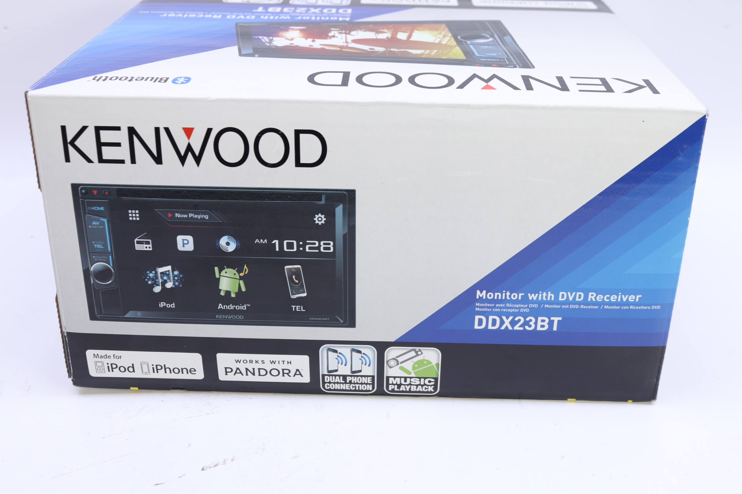 Kenwood DDX23BT 6.2" InDash Double DIN CD/DVD Bluetooth Car Receiver