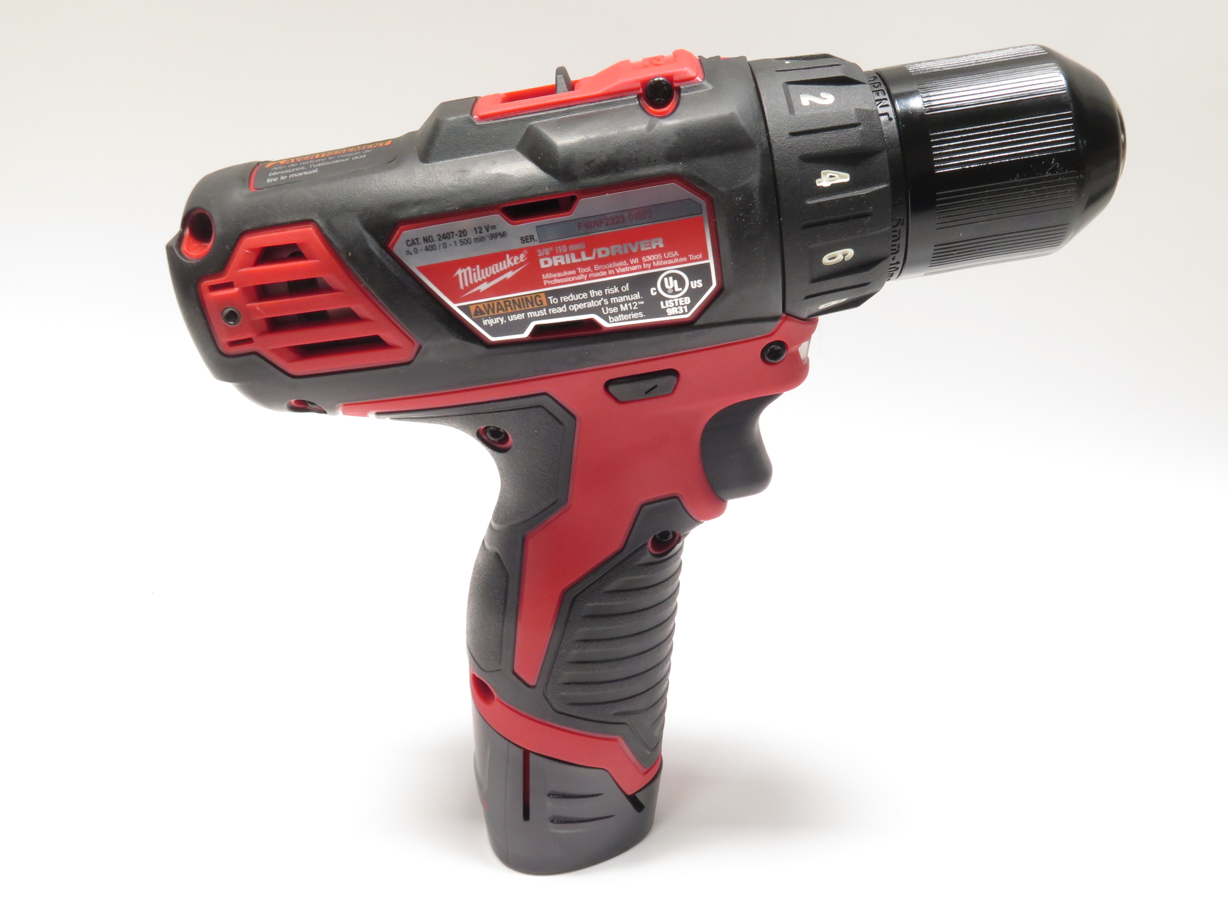 Milwaukee 240720/246220 12V Cordless Drill/Impact Driver Combo Kit 4261