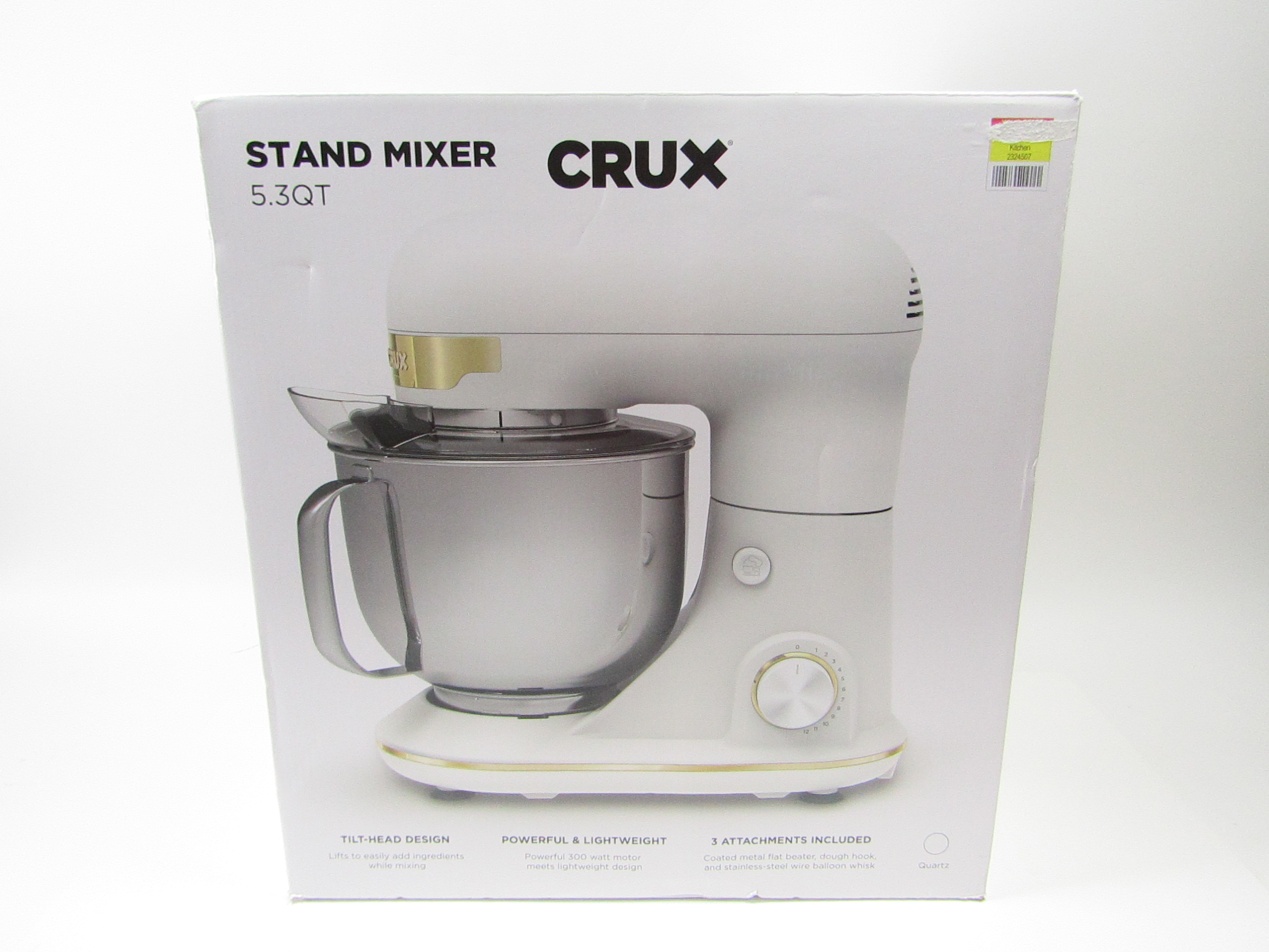 Crux 5.3 QT. Quartz Countertop Stand Mixer 2344507