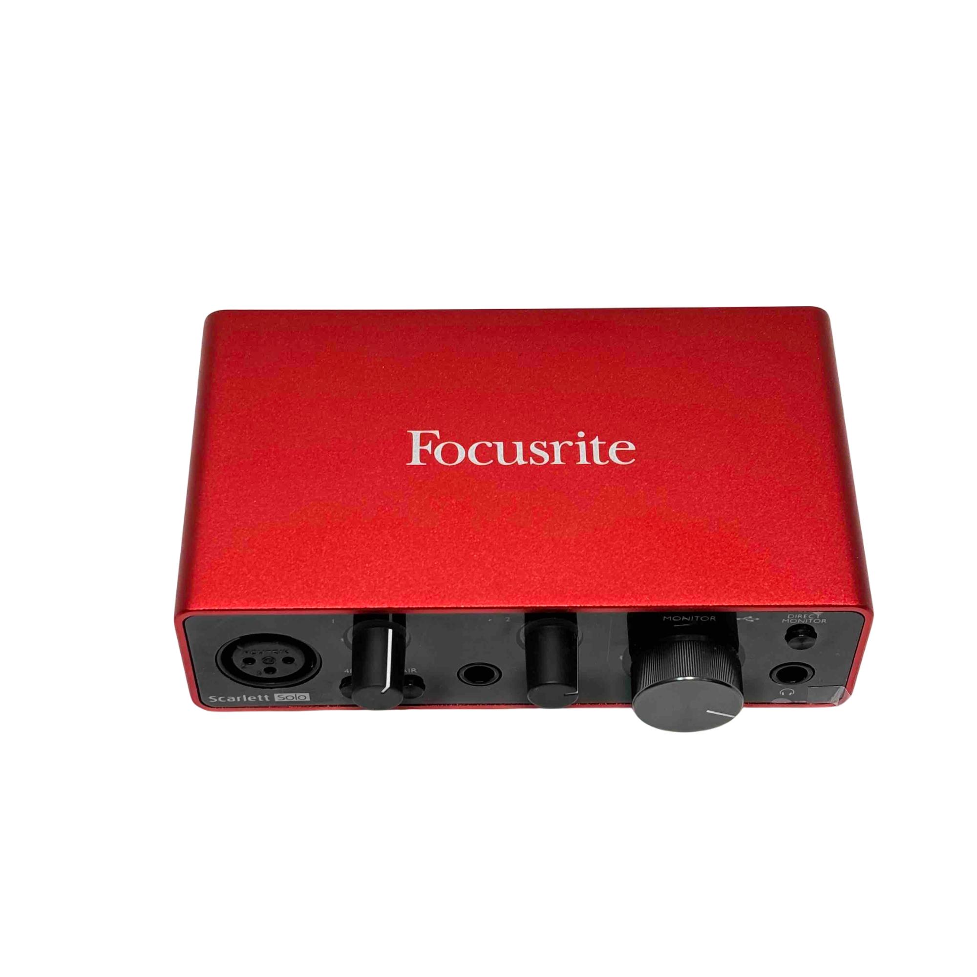 Focusrite Scarlett Solo 3rd Gen High-Fidelity Studio Quality