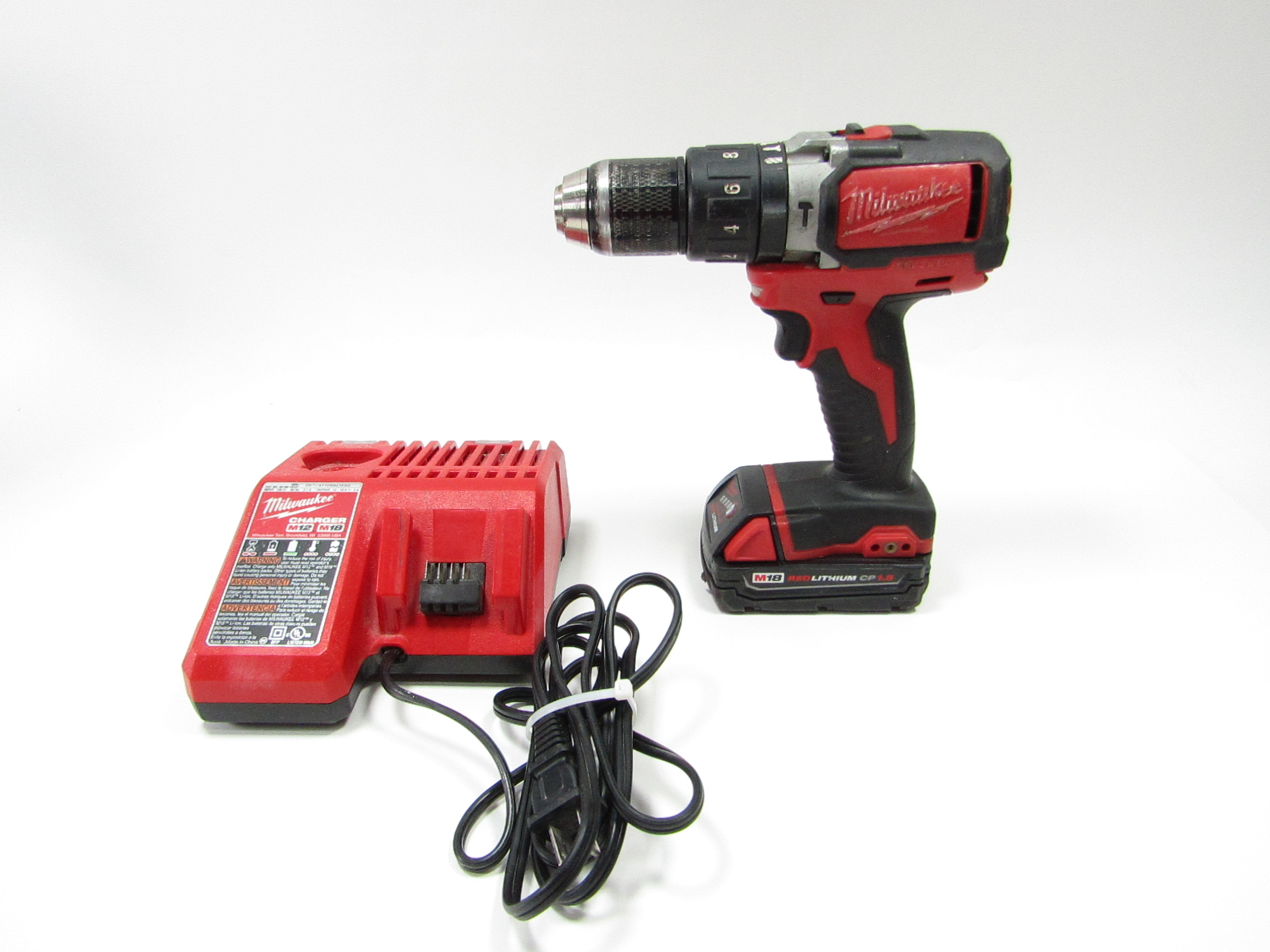 Milwaukee 2702 20 M18 1 2 Compact Brushless Cordless Hammer Drill Driver 8013