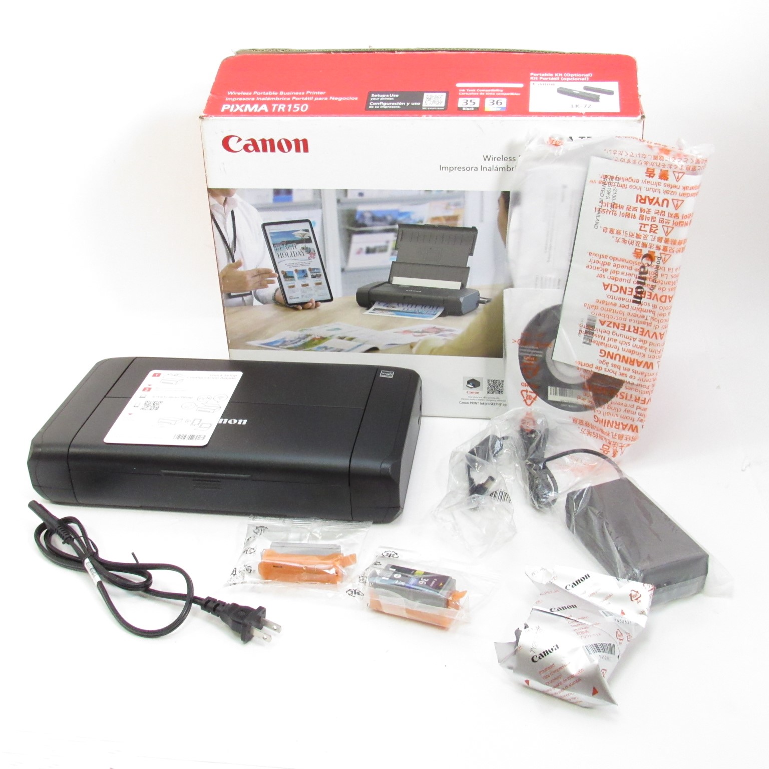 Canon PIXMA TR150 Imprimante Portable A4 WiFi pour PC & Smartphone