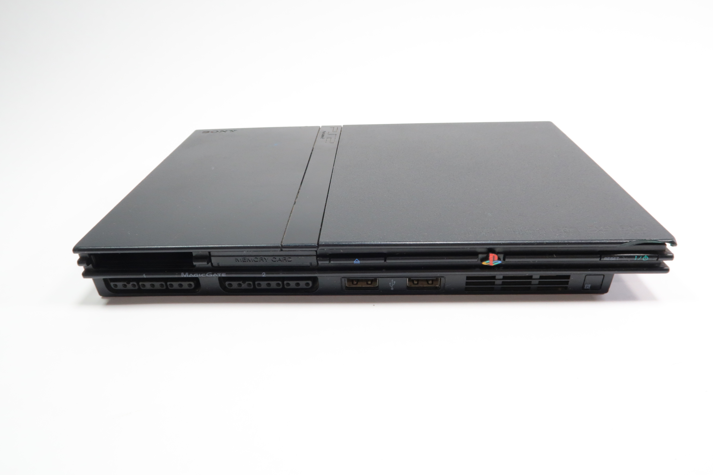 Sony PlayStation 2 Slim SCPH-70001 Black Body Home Video Game 2289 Console