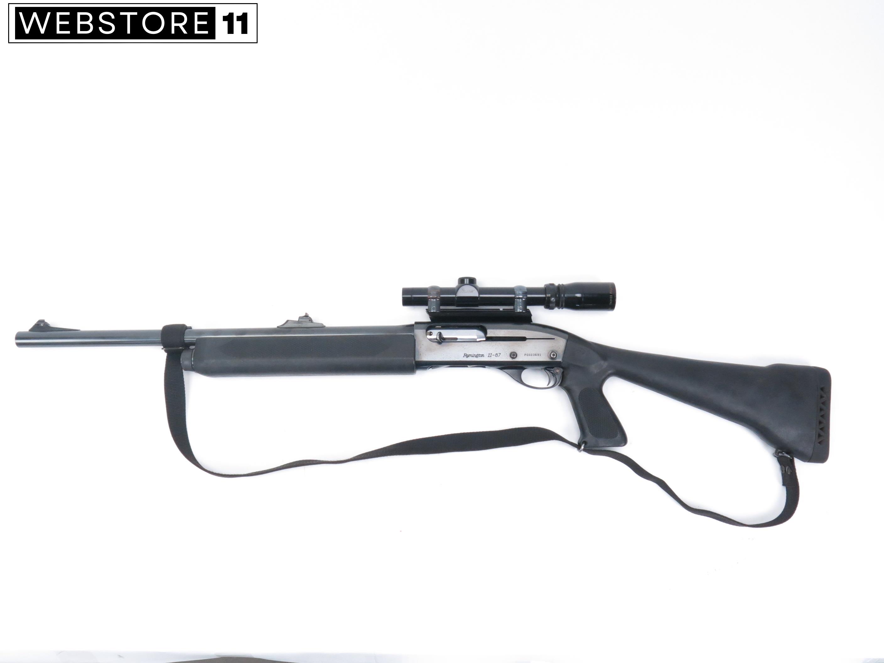 Remington 11-87 LEFT Handed 12GA 21" Semi-Auto Shotgun w/ Scope & Sling-img-0