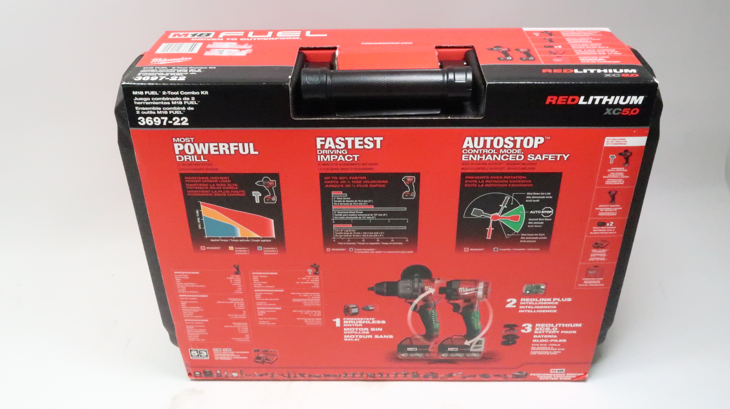 Milwaukee 3697-22 M18 FUEL 2-Tool Combo Kit