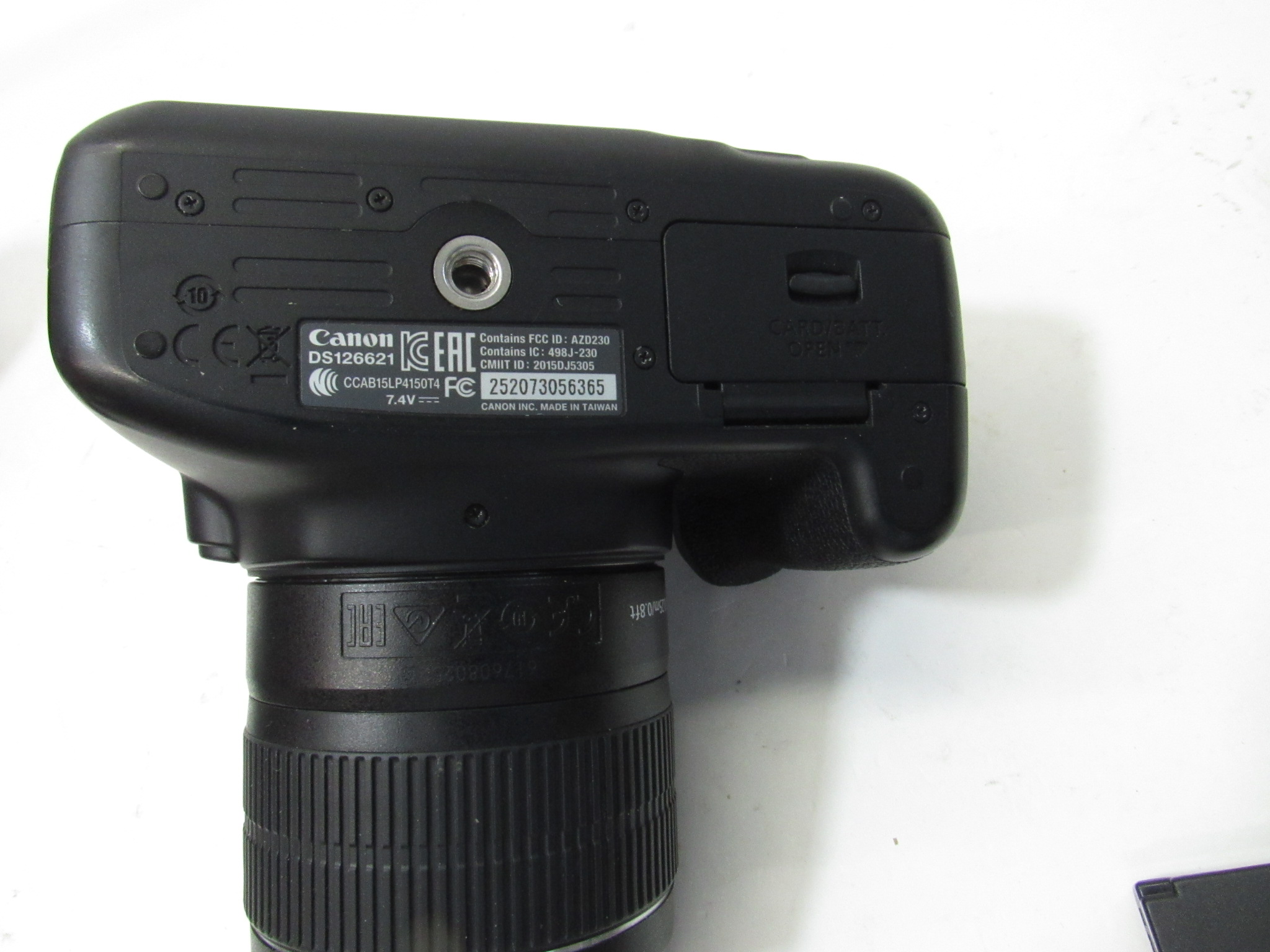 Canon Rebel T6 18MP SLR Camera 18-55mm 1:3.5-5.6 IS II Lens 75