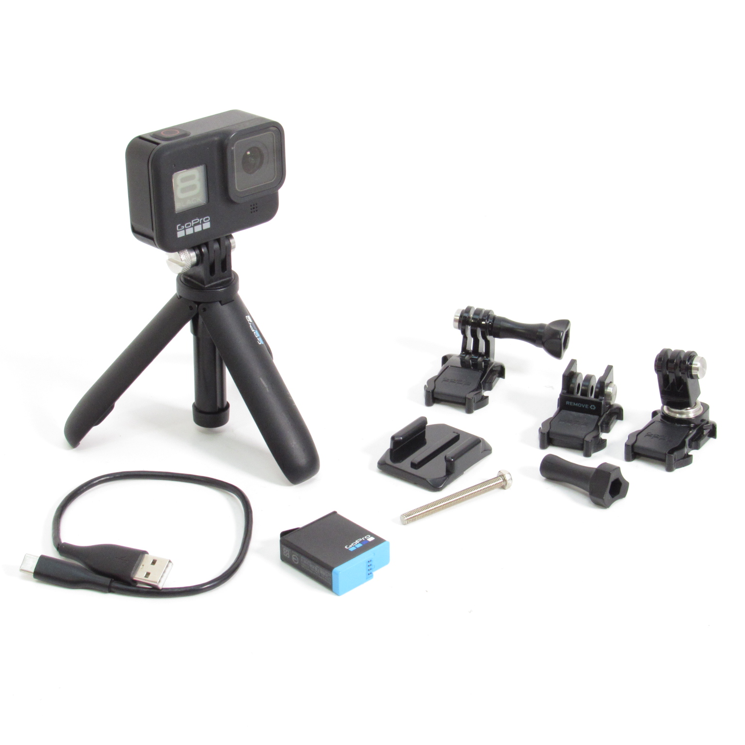 GoPro HERO 8 Black Bundle - Pack Caméra 4K + Accessoires