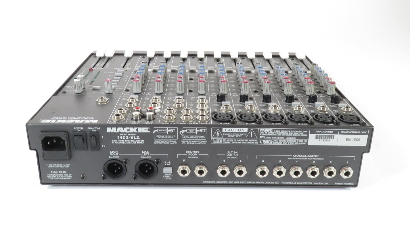 【mi-sk】 Mackie Micro Series 1402-VLZ Low Noise High Headroom 14-Channel