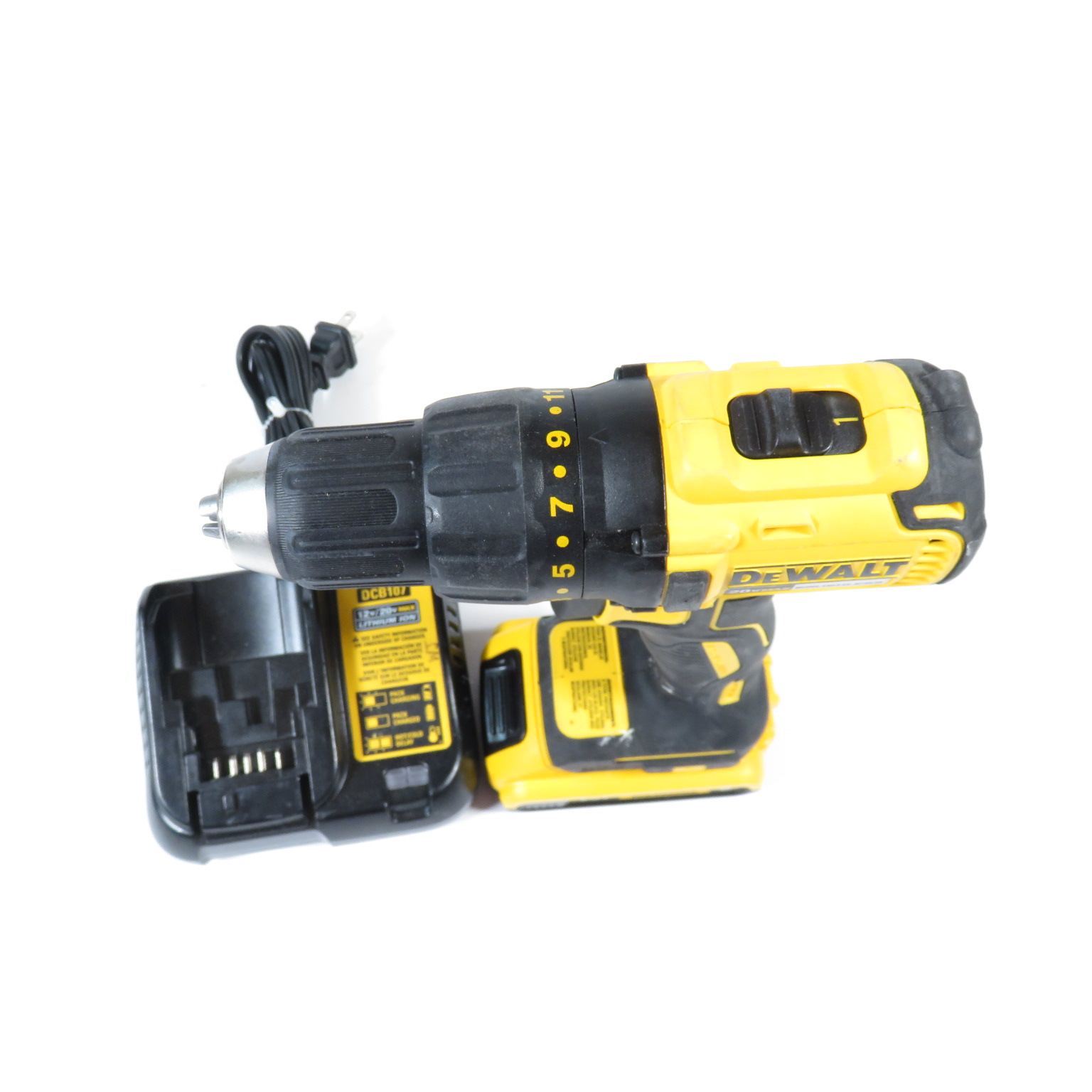 DEWALT DCD777 20Volt Max LithiumIon 1/2in Brushless Cordless Drill/Driver