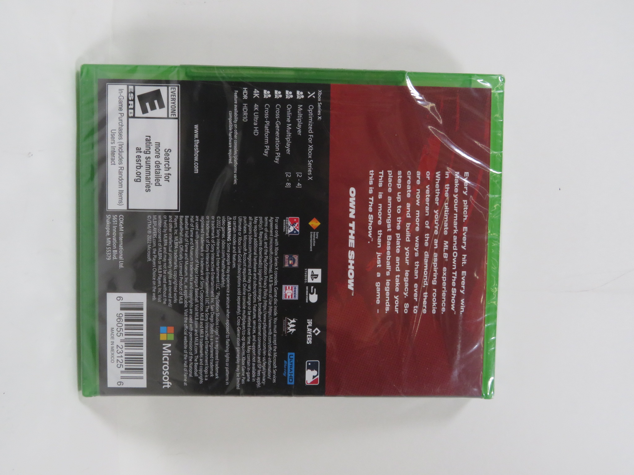 Microsoft 696055231256 Xbox Series X The Show 22 Game