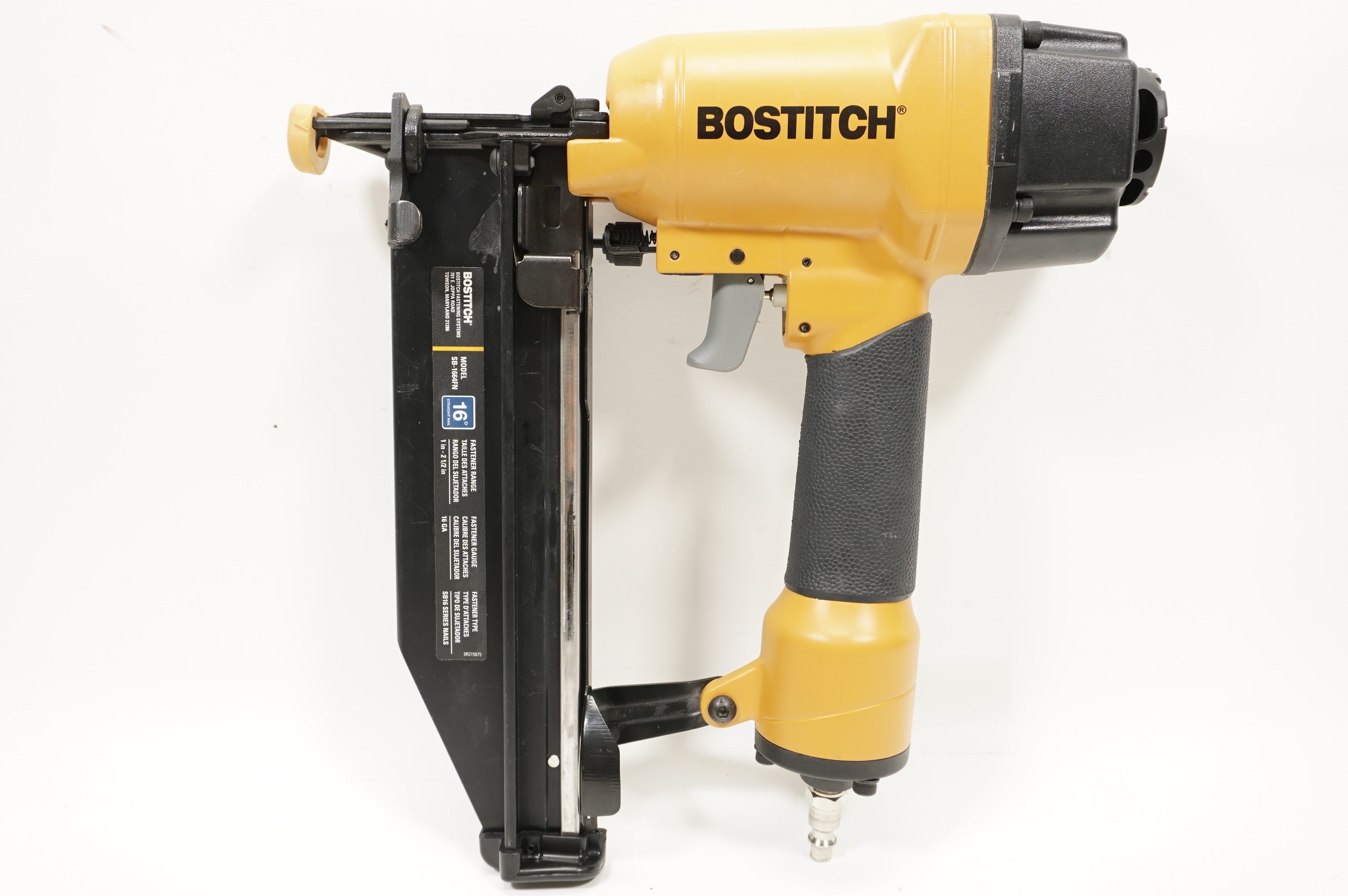 Bostitch 16-Gauge Pneumatic Finish Nailer Bostitch 16-Gauge Pneumatic Finish Nailer