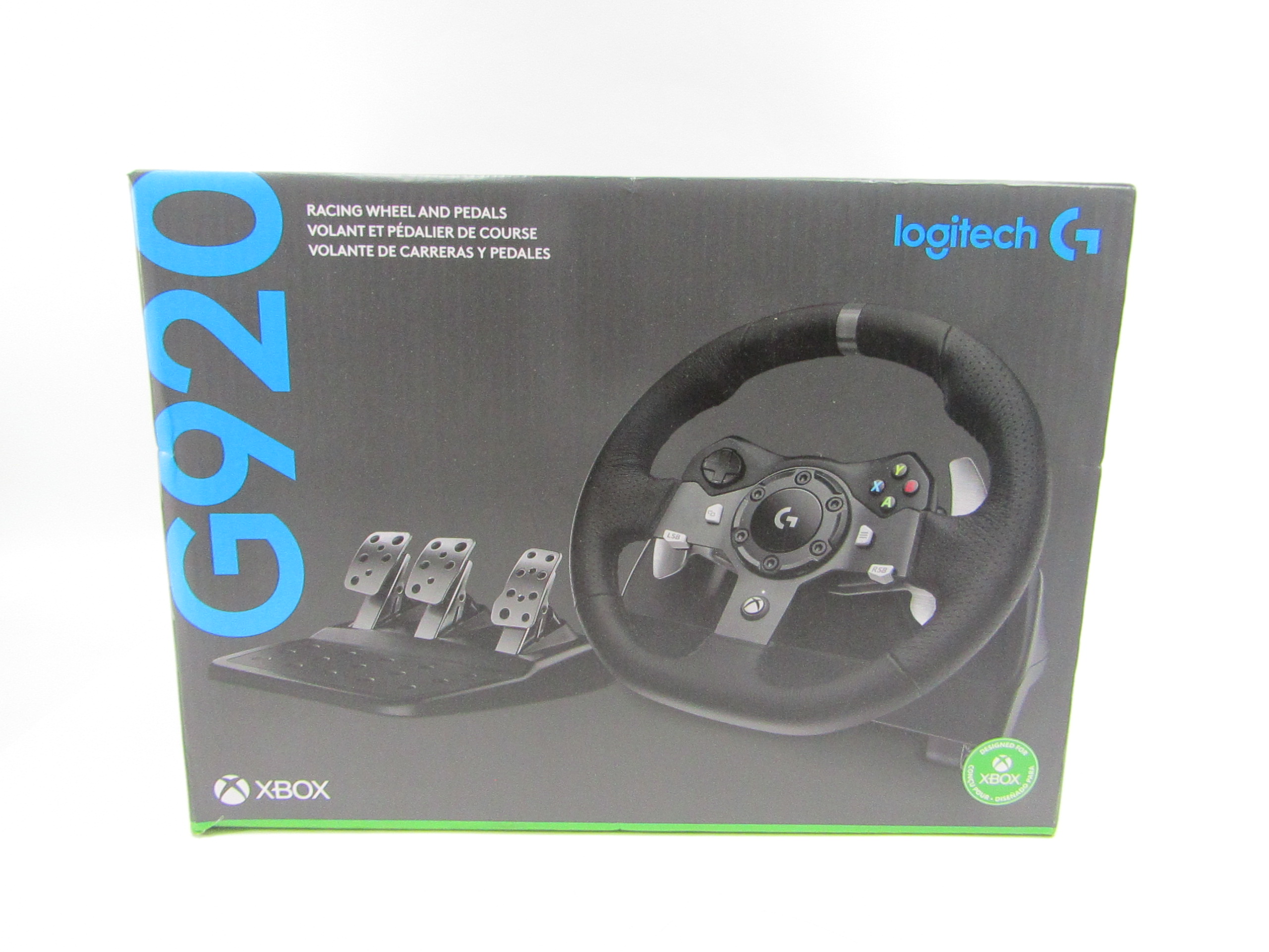 【新品ですがワケアリ】Logitech G920 ロジテック ハンコン Logitech G920ドライビングフォースレーシングホイールとフロア