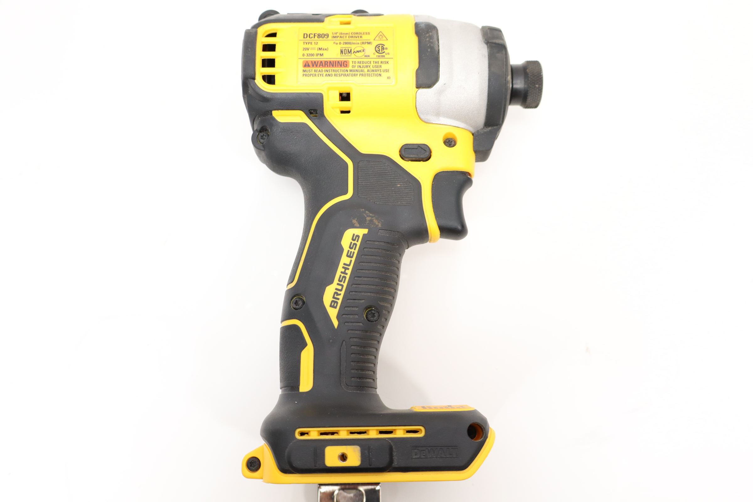 DeWalt DCF809 20V MAX Li-Ion Cordless Brushless Compact 1/4