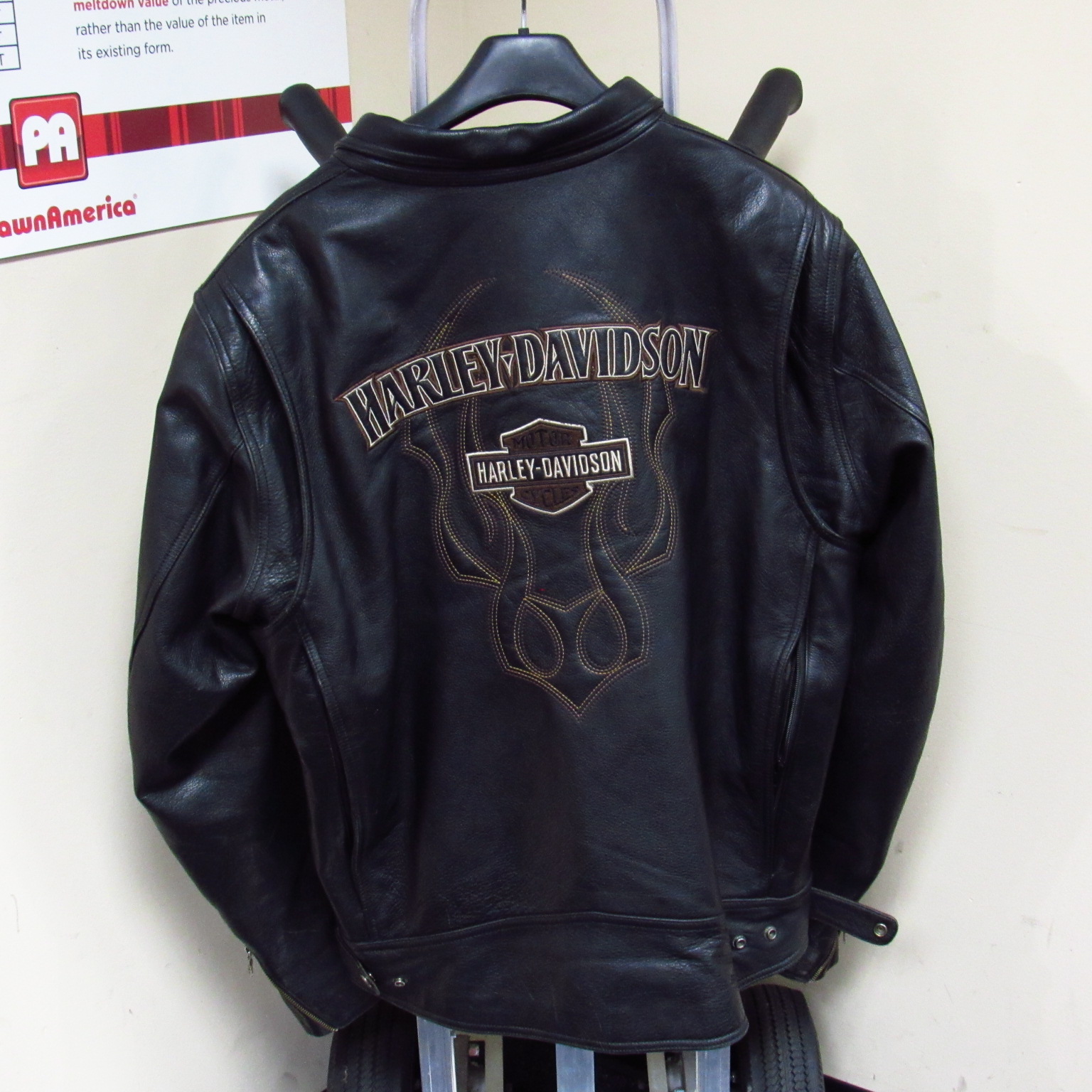 Harley-Davidson 97072-09VL Men's Tall 2XL Leather Jacket