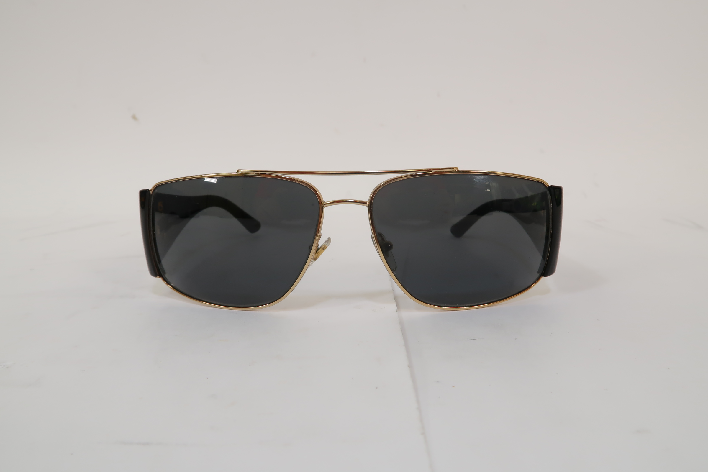 Versace VE 2163 Men's Sunglasses Black & Gold